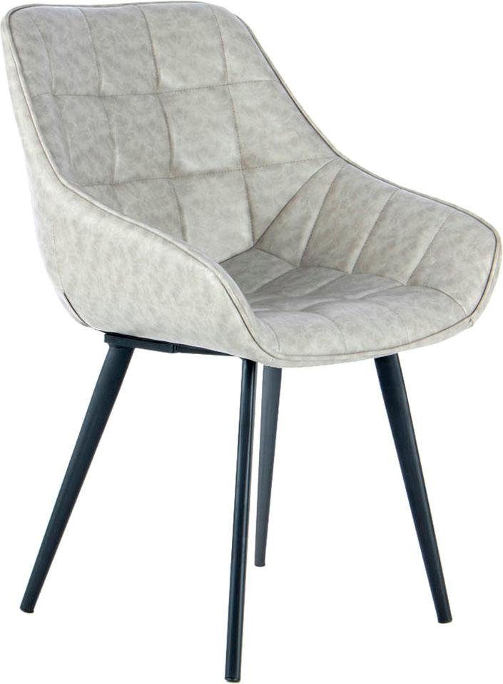 Kayoom Stoel Demi 325 2-delige set, relaxstoel, effen kleurontwerp onderhoudsvriendelijk, elegante uitstraling, in subtiele kleuren (set, 2 stuks)