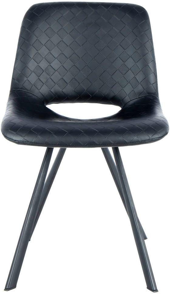 Kayoom Stoel Josephine 325 2-delige set, tijdloos ontwerp, met geometrische uitsparing onderhoudsvriendelijk, eenvoudig, zachte bekleding voor een aangenaam zitgevoel (set, 2 stuks)