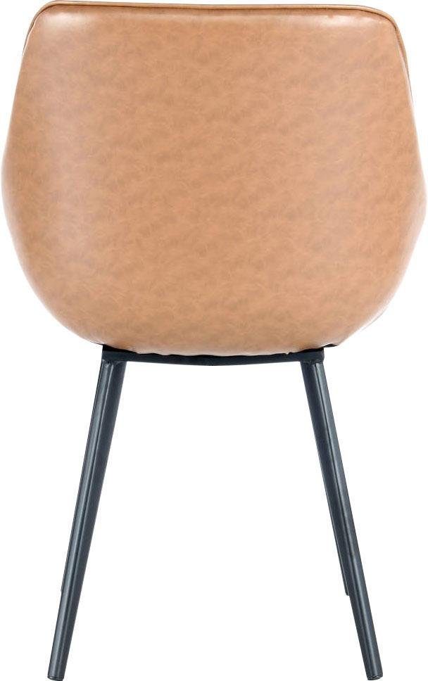 Kayoom Stoel Demi 325 2-delige set, relaxstoel, effen kleurontwerp onderhoudsvriendelijk, elegante uitstraling, in subtiele kleuren (set, 2 stuks)