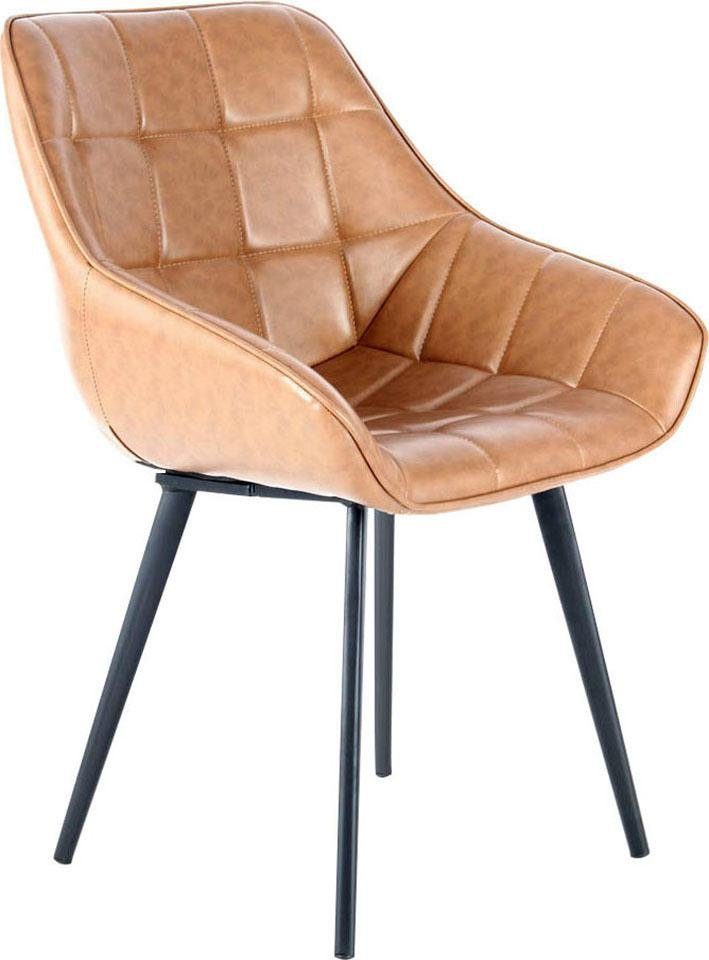 Kayoom Stoel Demi 325 2-delige set, relaxstoel, effen kleurontwerp onderhoudsvriendelijk, elegante uitstraling, in subtiele kleuren (set, 2 stuks)