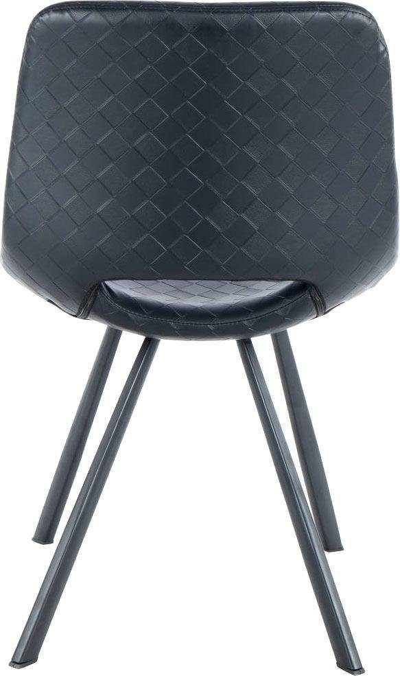 Kayoom Stoel Josephine 325 2-delige set, tijdloos ontwerp, met geometrische uitsparing onderhoudsvriendelijk, eenvoudig, zachte bekleding voor een aangenaam zitgevoel (set, 2 stuks)