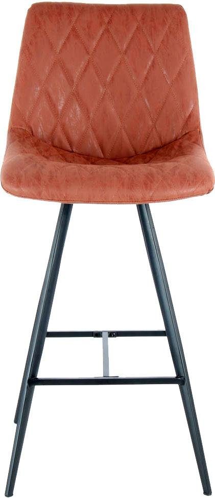 Kayoom Kinderstoel Barkruk Frances 425 2-delige set, stijlvolle retro-look barkruk onderhoudsvriendelijk, comfortabel, aantrekkelijke leerlook, stijlvolle retro-look (set, 2 stuks)