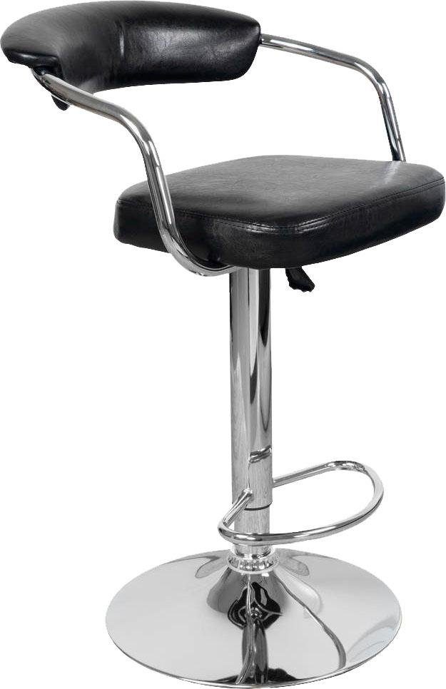 Kayoom Kinderstoel Barkruk Midnight 525 2-delige set, in leerlook, barkruk onderhoudsvriendelijk, in hoogte verstelbaar, comfortabel, draaibaar (set, 2 stuks)