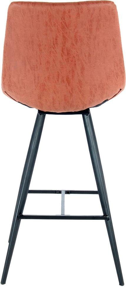Kayoom Kinderstoel Barkruk Frances 425 2-delige set, stijlvolle retro-look barkruk onderhoudsvriendelijk, comfortabel, aantrekkelijke leerlook, stijlvolle retro-look (set, 2 stuks)