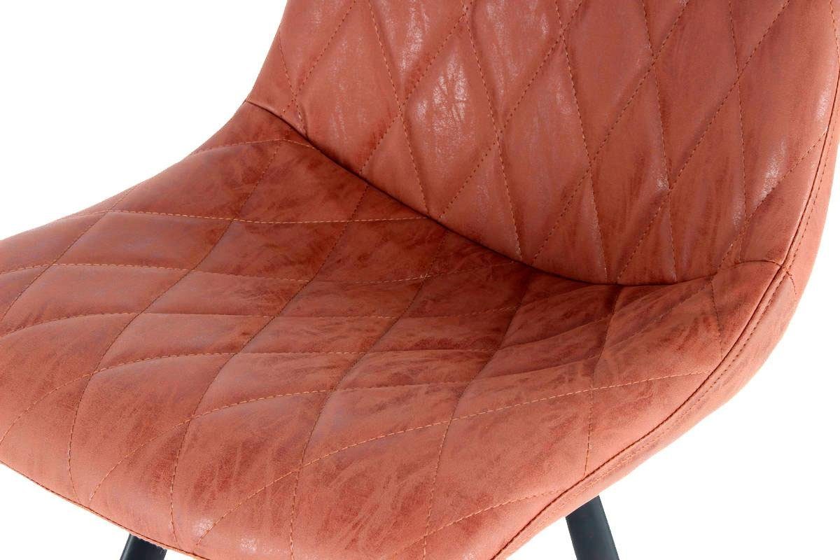 Kayoom Kinderstoel Barkruk Frances 425 2-delige set, stijlvolle retro-look barkruk onderhoudsvriendelijk, comfortabel, aantrekkelijke leerlook, stijlvolle retro-look (set, 2 stuks)