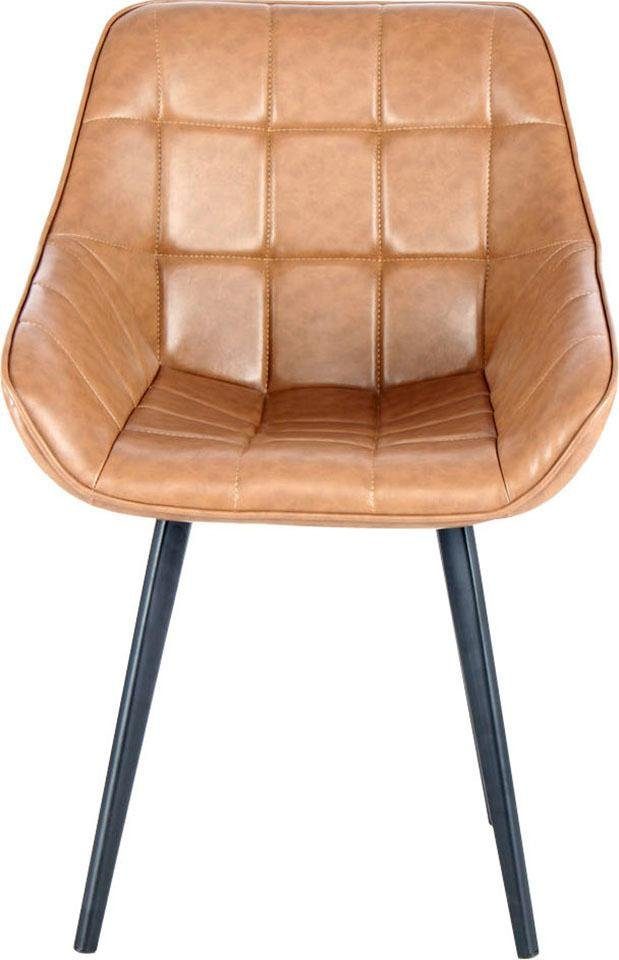 Kayoom Stoel Demi 325 2-delige set, relaxstoel, effen kleurontwerp onderhoudsvriendelijk, elegante uitstraling, in subtiele kleuren (set, 2 stuks)