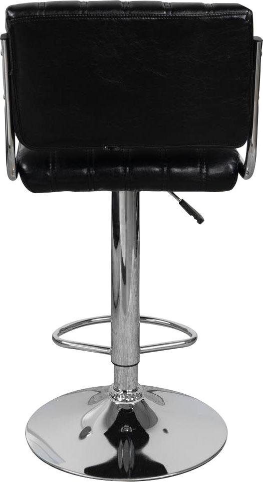 Kayoom Kinderstoel Barkruk Midnight 725 2-delige set, in leerlook barkruk onderhoudsvriendelijk, in hoogte verstelbaar, comfortabel, draaibaar (set, 2 stuks)