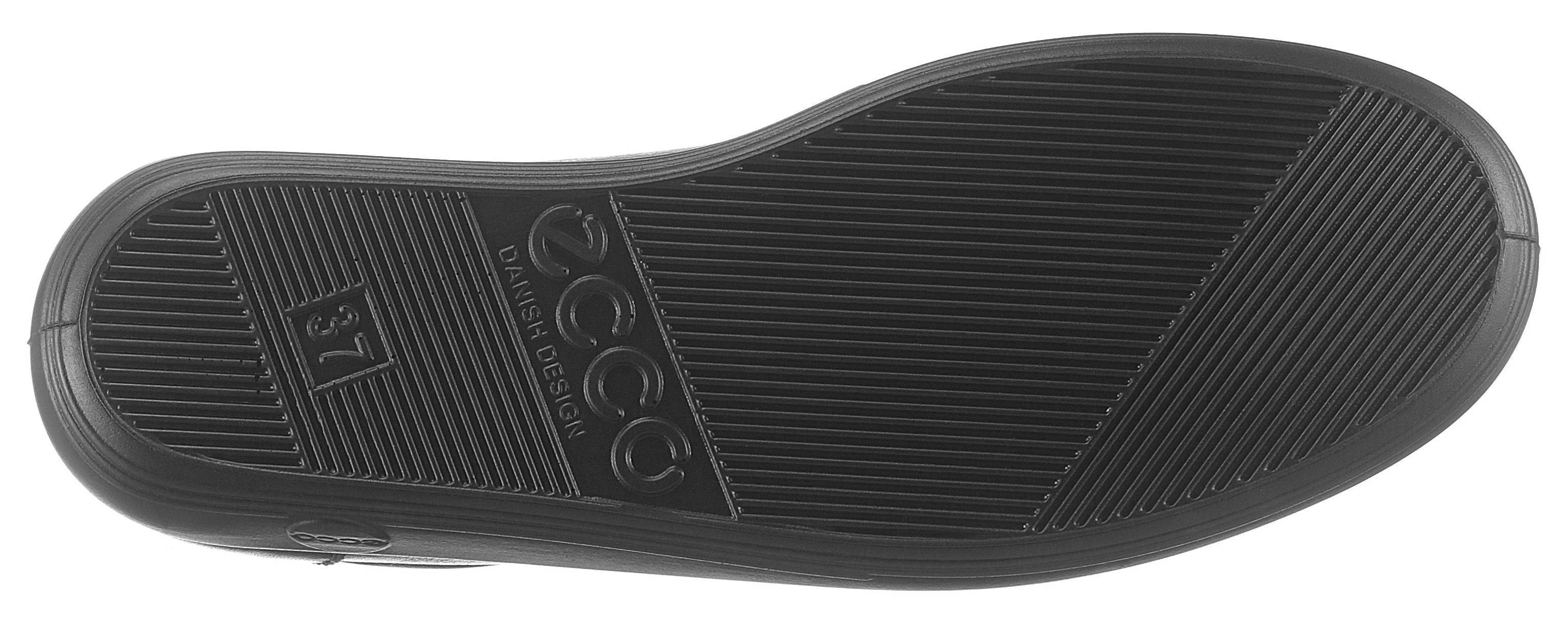 Ecco Veterschoenen Ecco Soft 2.0 vrijetijdsschoen, lage schoen, veterschoen met subtiele logo-opdruk