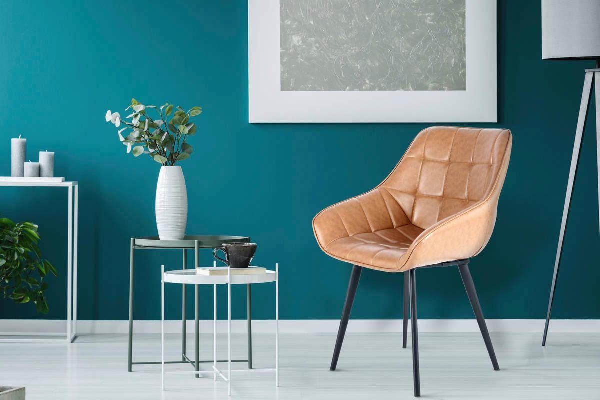 Kayoom Stoel Demi 325 2-delige set, relaxstoel, effen kleurontwerp onderhoudsvriendelijk, elegante uitstraling, in subtiele kleuren (set, 2 stuks)