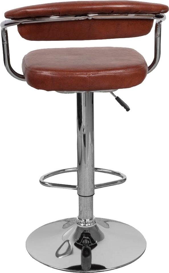 Kayoom Kinderstoel Barkruk Midnight 525 2-delige set, in leerlook, barkruk onderhoudsvriendelijk, in hoogte verstelbaar, comfortabel, draaibaar (set, 2 stuks)