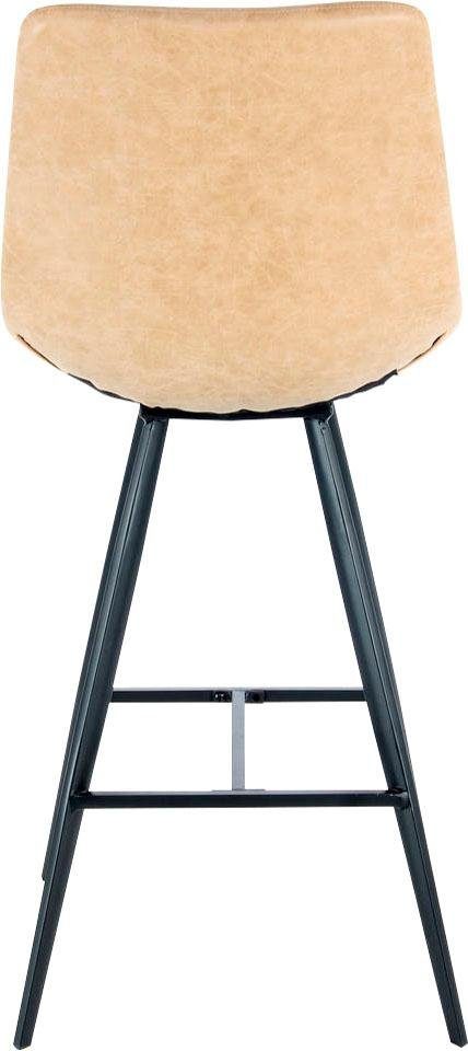 Kayoom Kinderstoel Barkruk Frances 425 2-delige set, stijlvolle retro-look barkruk onderhoudsvriendelijk, comfortabel, aantrekkelijke leerlook, stijlvolle retro-look (set, 2 stuks)
