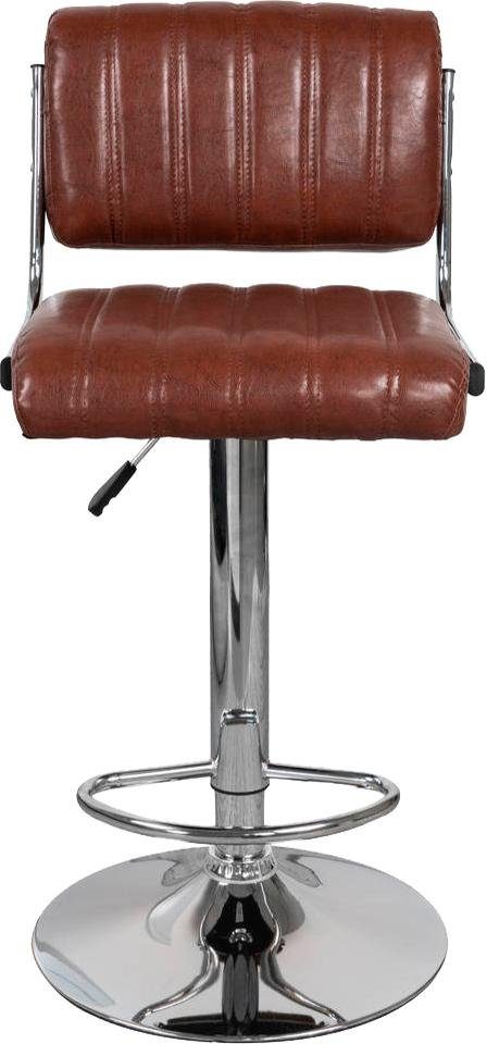 Kayoom Kinderstoel Barkruk Midnight 725 2-delige set, in leerlook barkruk onderhoudsvriendelijk, in hoogte verstelbaar, comfortabel, draaibaar (set, 2 stuks)