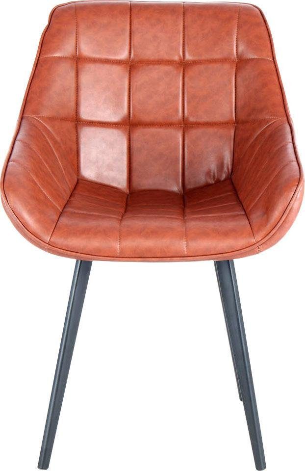 Kayoom Stoel Demi 325 2-delige set, relaxstoel, effen kleurontwerp onderhoudsvriendelijk, elegante uitstraling, in subtiele kleuren (set, 2 stuks)