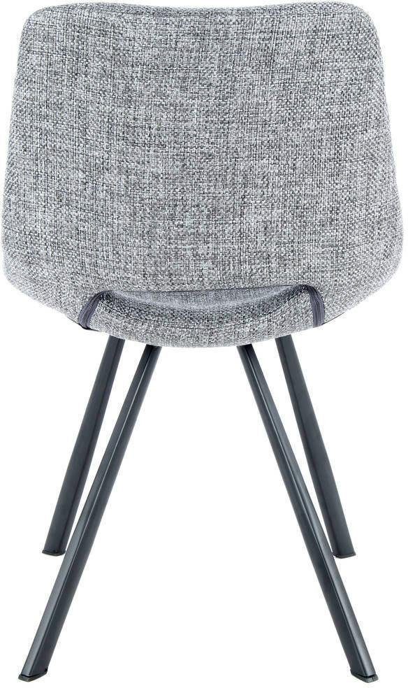 Kayoom Stoel Josephine 325 2-delige set, tijdloos ontwerp, met geometrische uitsparing onderhoudsvriendelijk, eenvoudig, zachte bekleding voor een aangenaam zitgevoel (set, 2 stuks)