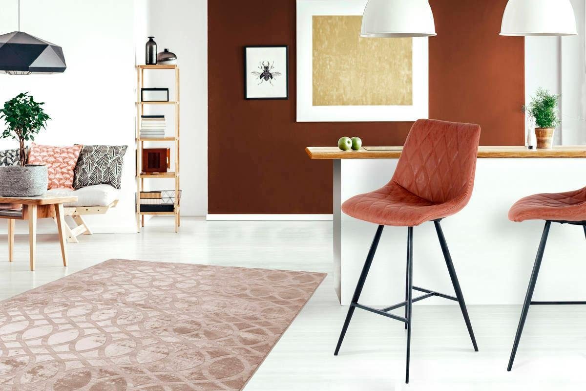 Kayoom Kinderstoel Barkruk Frances 425 2-delige set, stijlvolle retro-look barkruk onderhoudsvriendelijk, comfortabel, aantrekkelijke leerlook, stijlvolle retro-look (set, 2 stuks)