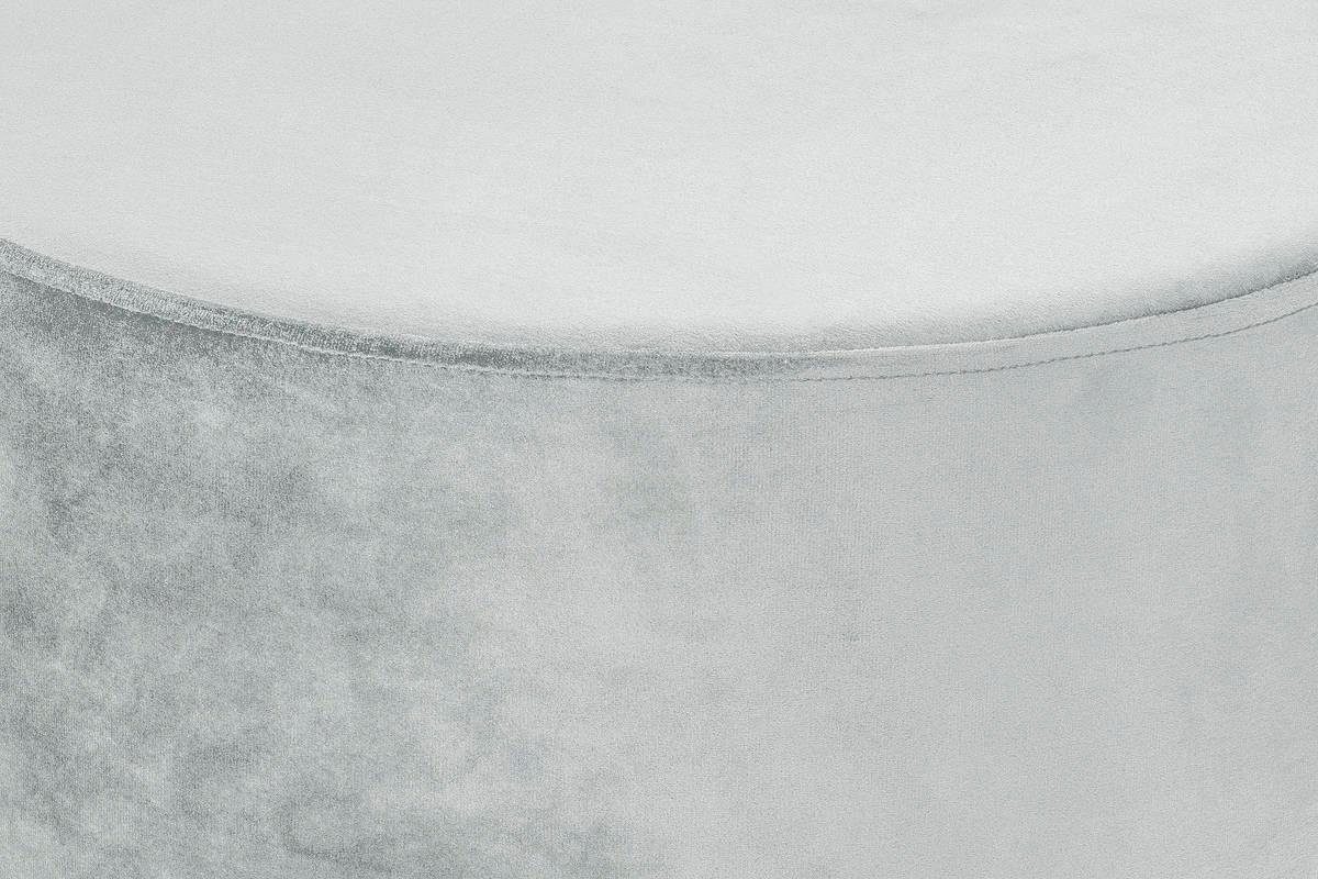 Kayoom Hocker Nano 510, hocker in stijlvol ontwerp, zachte schuimzitting Goudkleurige accenten, met onderhoudsvriendelijke stofbekleding, grote ronde vorm (1 stuk)