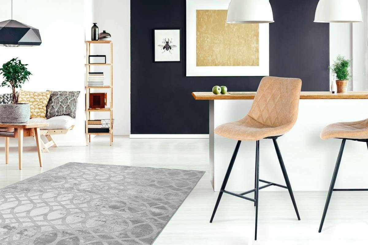 Kayoom Kinderstoel Barkruk Frances 425 2-delige set, stijlvolle retro-look barkruk onderhoudsvriendelijk, comfortabel, aantrekkelijke leerlook, stijlvolle retro-look (set, 2 stuks)