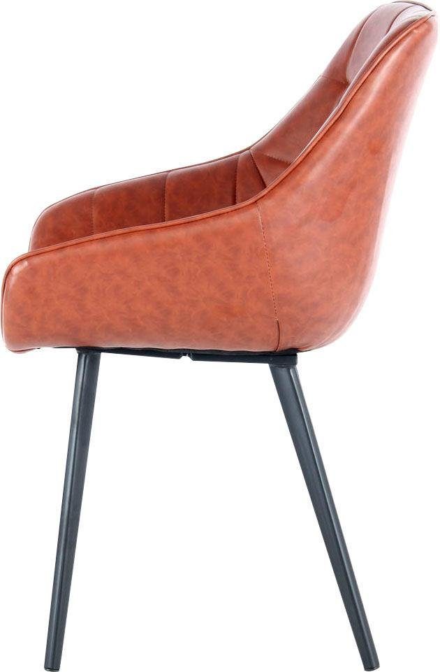 Kayoom Stoel Demi 325 2-delige set, relaxstoel, effen kleurontwerp onderhoudsvriendelijk, elegante uitstraling, in subtiele kleuren (set, 2 stuks)