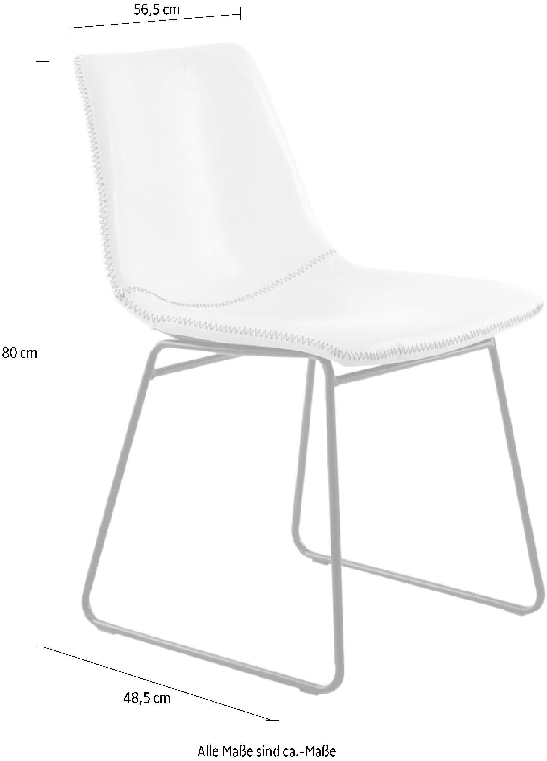 Kayoom Stoel Caila 110 2-delige set, eetkamerstoel in robuuste uitvoering onderhoudsvriendelijk, modern, duurzaam, integreerbaar in elke woonstijl (set, 2 stuks)