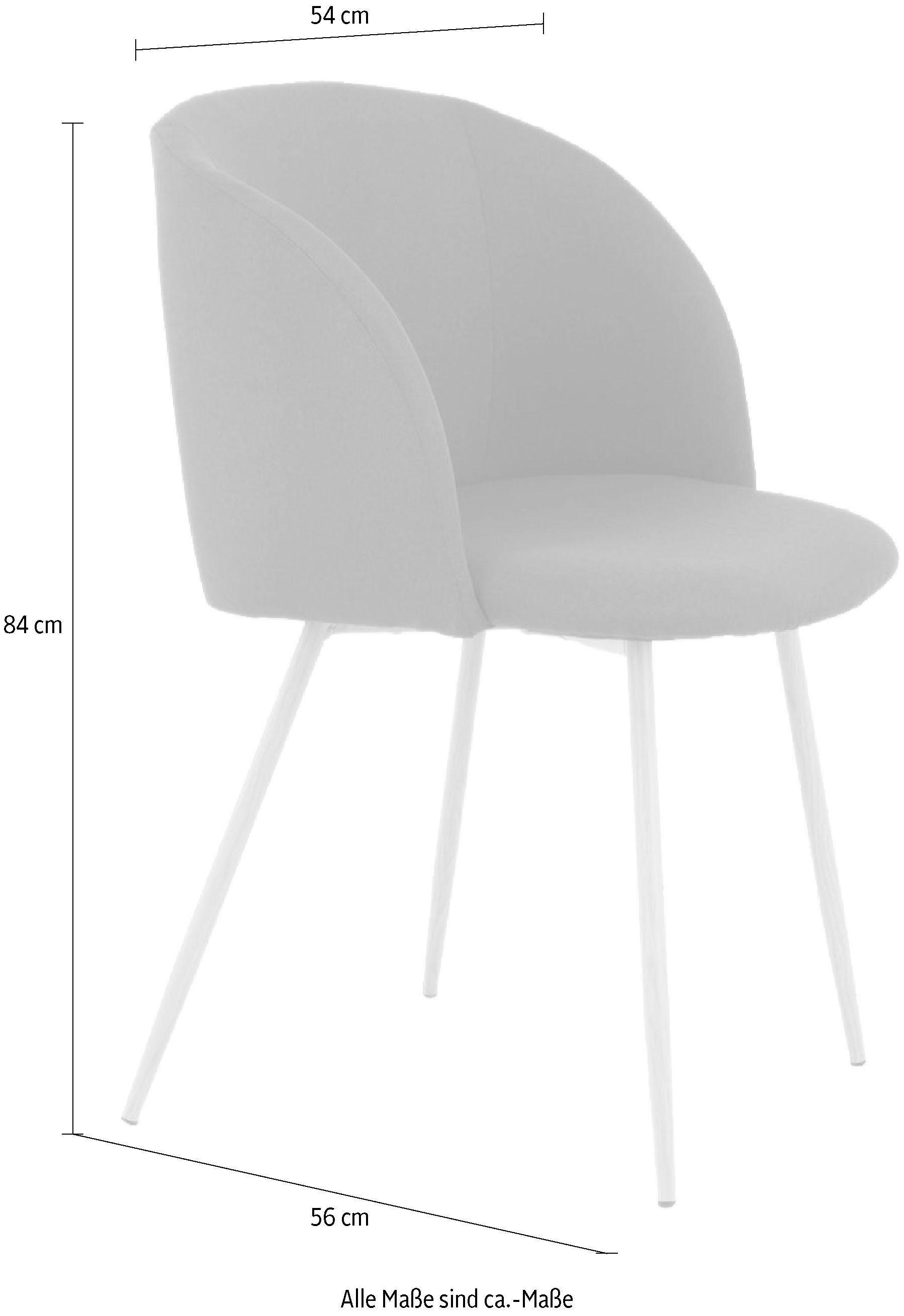 Kayoom Stoel Celina 210 2-pack, gestoffeerde stoel, zitting van schuim (set, 2 stuks)