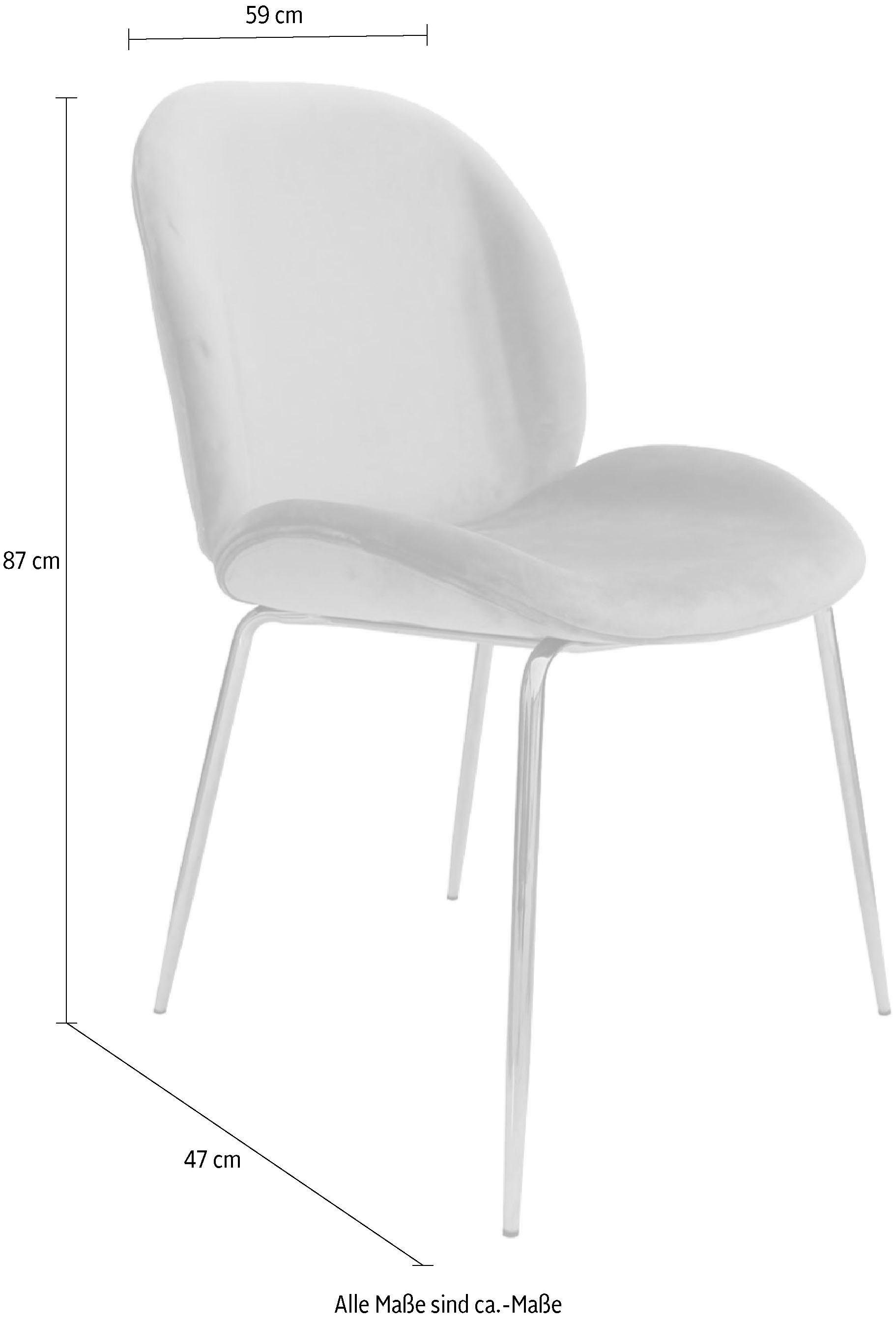 Kayoom Stoel Charlize 110 2-pack, TOPSELLER! Eetkamerstoelen, moderne uitstraling (set, 2 stuks)