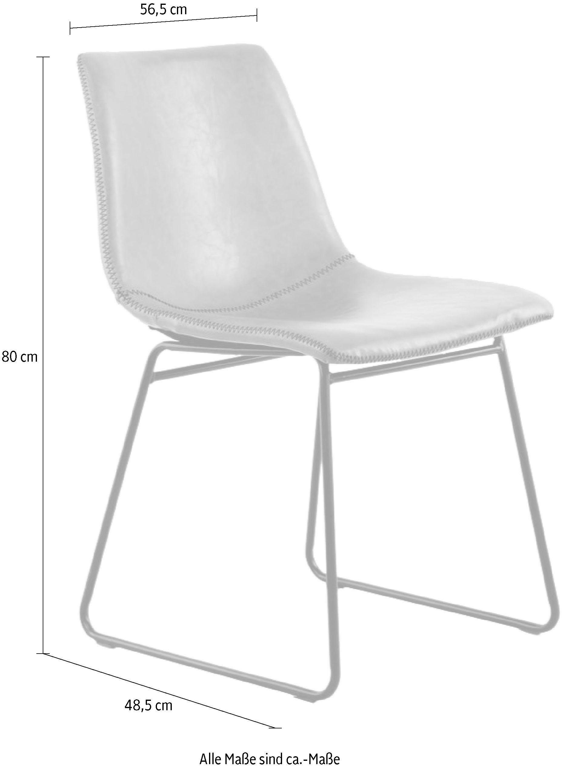 Kayoom Stoel Caila 110 2-delige set, eetkamerstoel in robuuste uitvoering onderhoudsvriendelijk, modern, duurzaam, integreerbaar in elke woonstijl (set, 2 stuks)