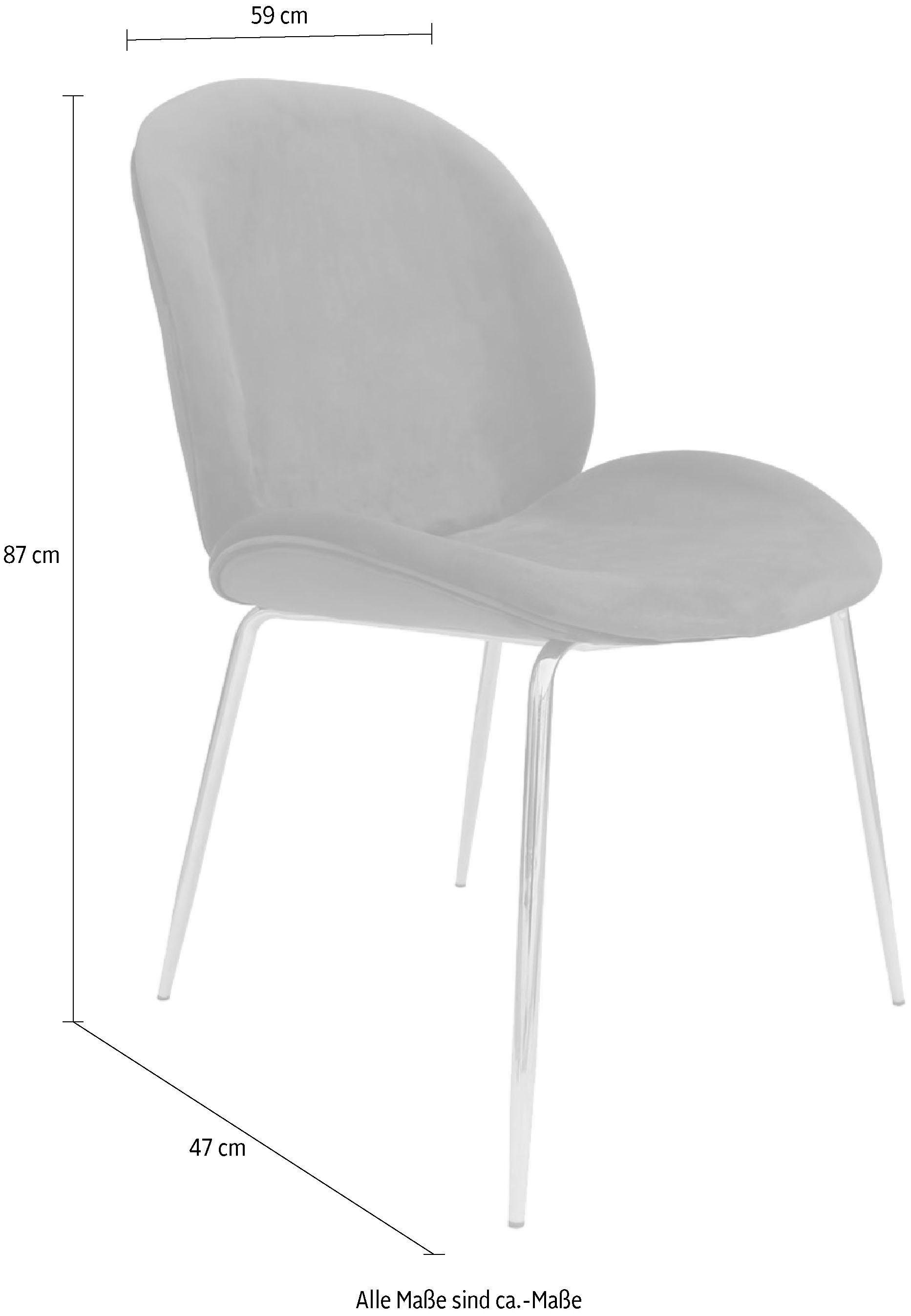 Kayoom Stoel Charlize 110 2-pack, TOPSELLER! Eetkamerstoelen, moderne uitstraling (set, 2 stuks)