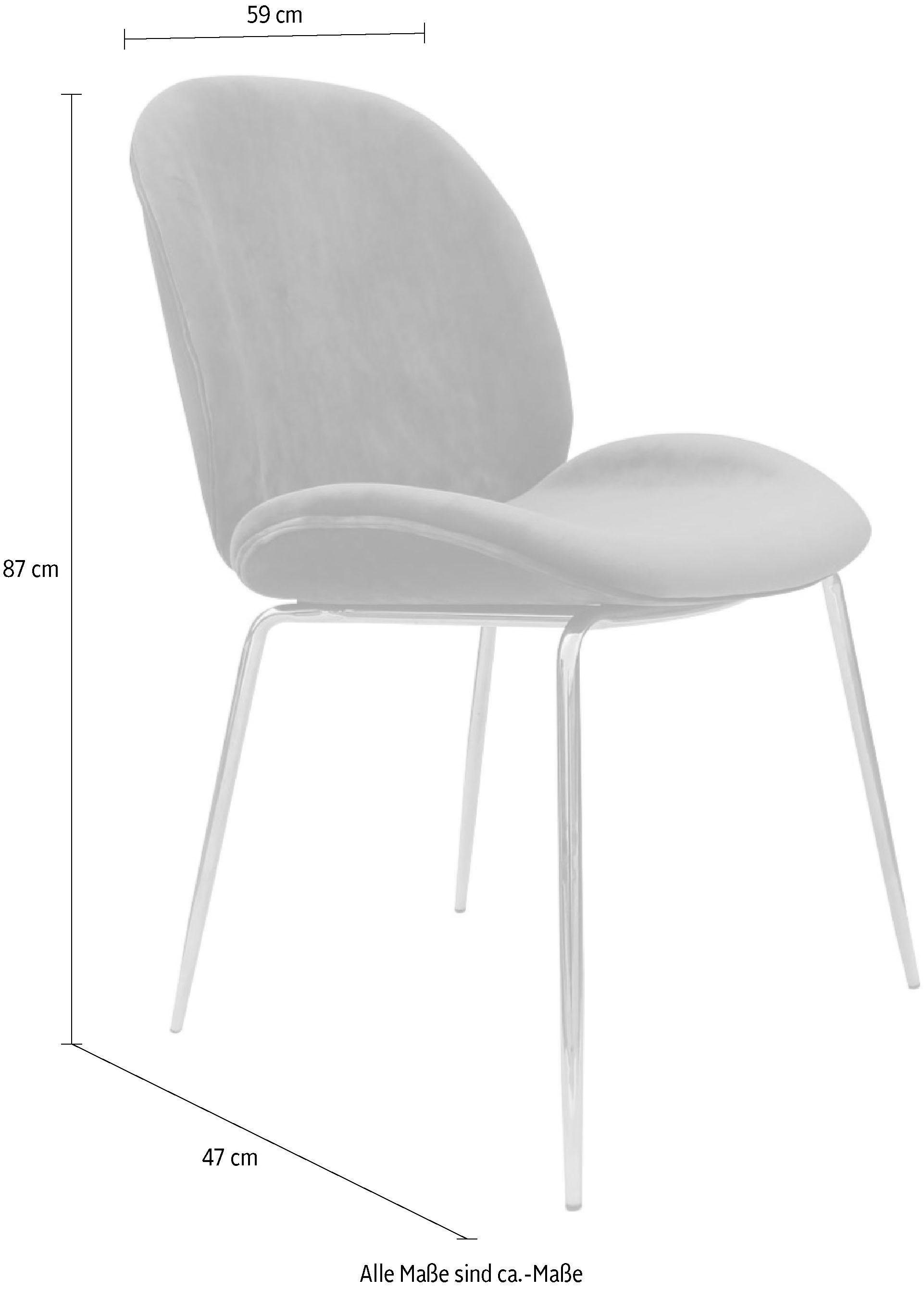 Kayoom Stoel Charlize 110 2-pack, TOPSELLER! Eetkamerstoelen, moderne uitstraling (set, 2 stuks)