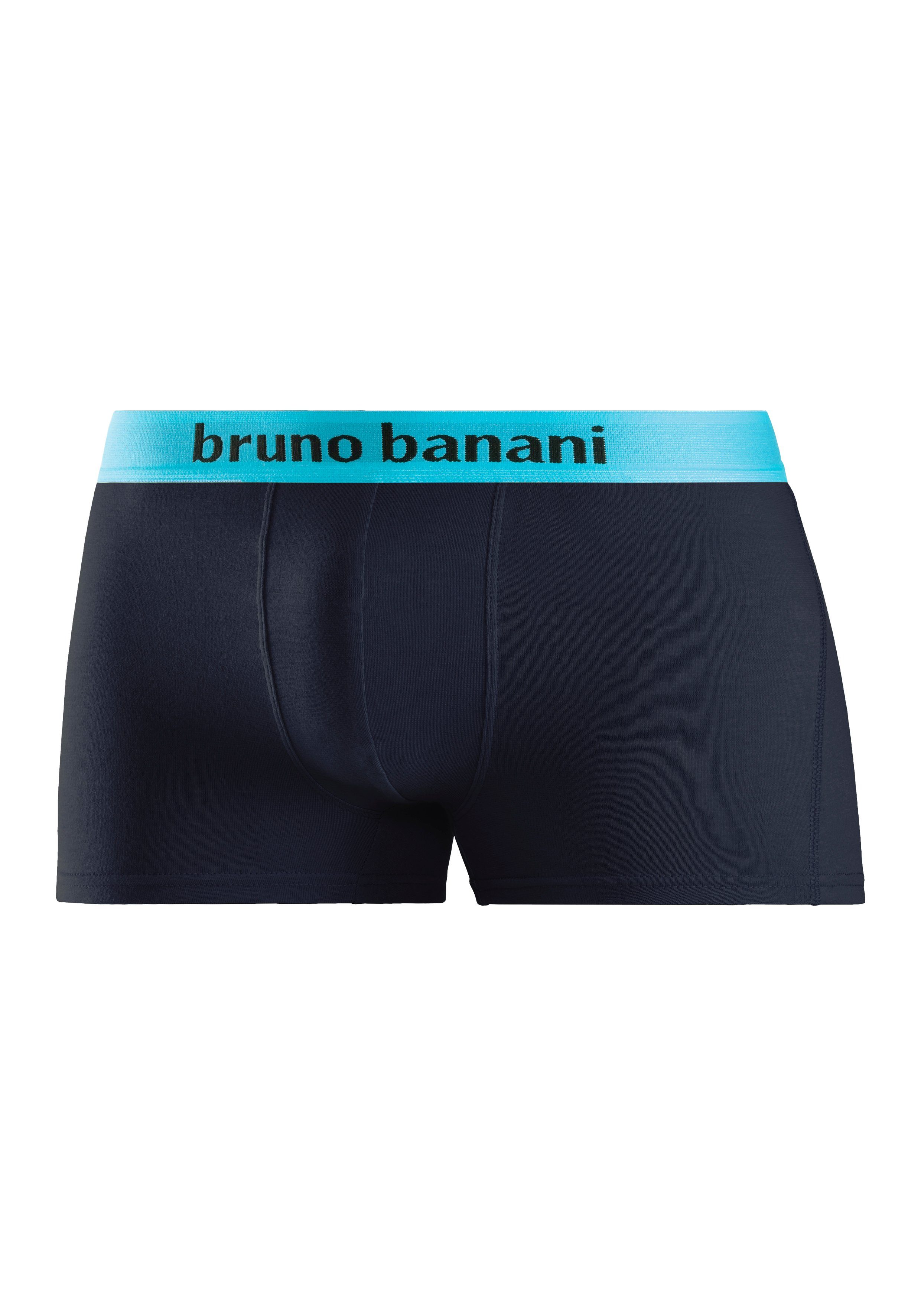 Bruno Banani Boxershort voor heren met gekleurd merkopschrift bij de boord (set, 4 stuks)