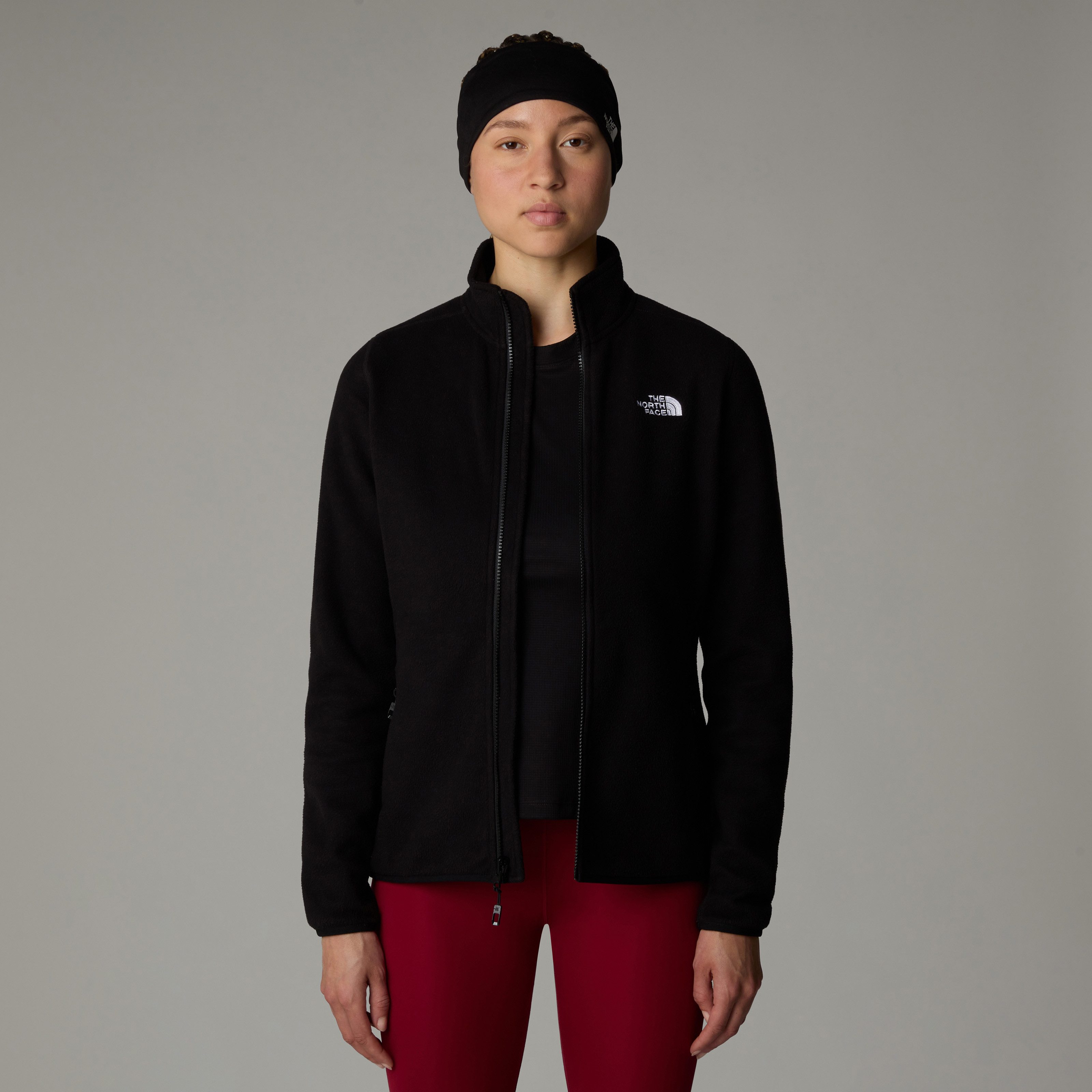 The North Face Fleecejack W 100 GLACIER FZ - EU dames fleece vesten maat XS zwart