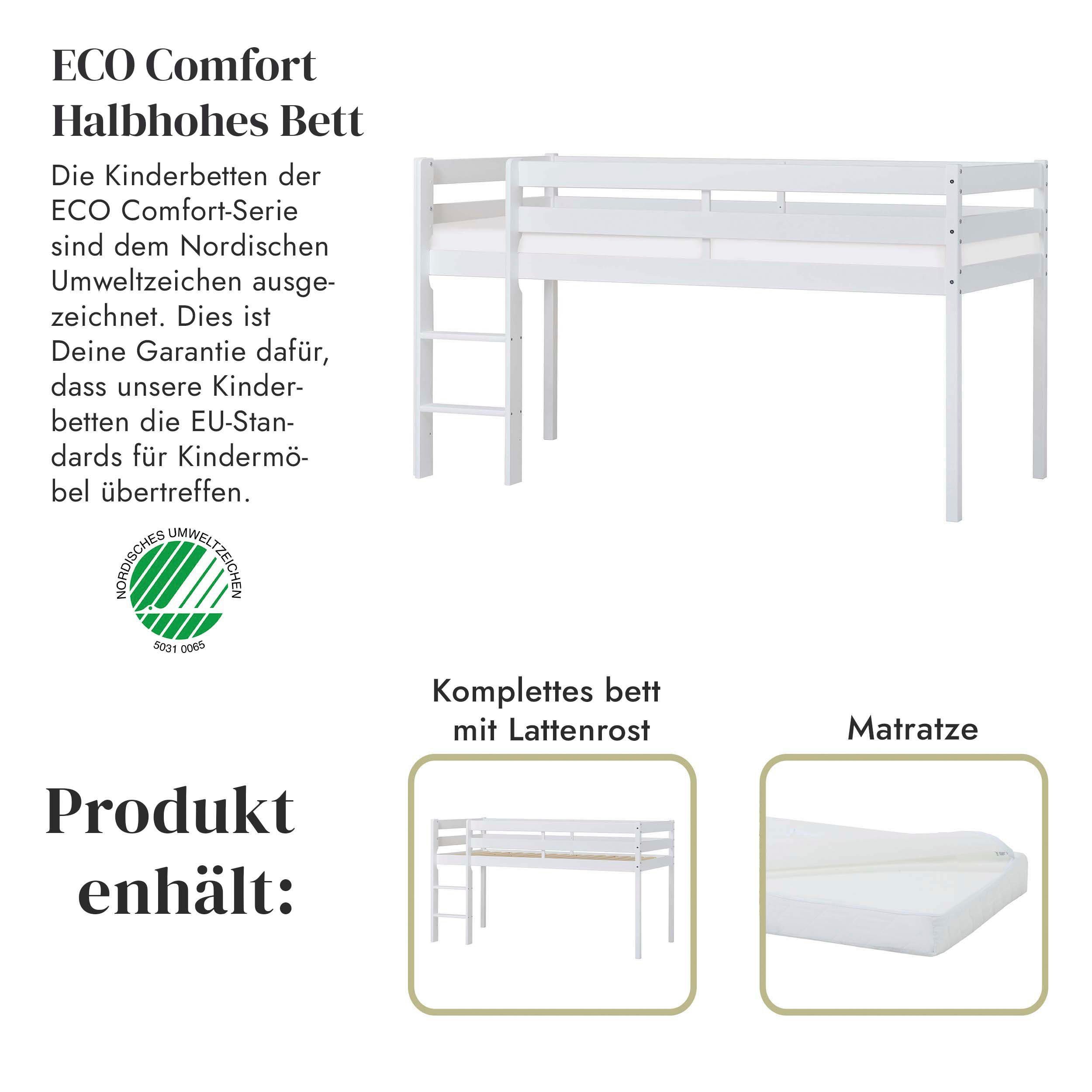 Hoppekids Speelbed ECO COMFORT, hoogslaper, deelbaar in 2 eenpersoonsbedden