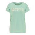 mustang t-shirt alina c print groen