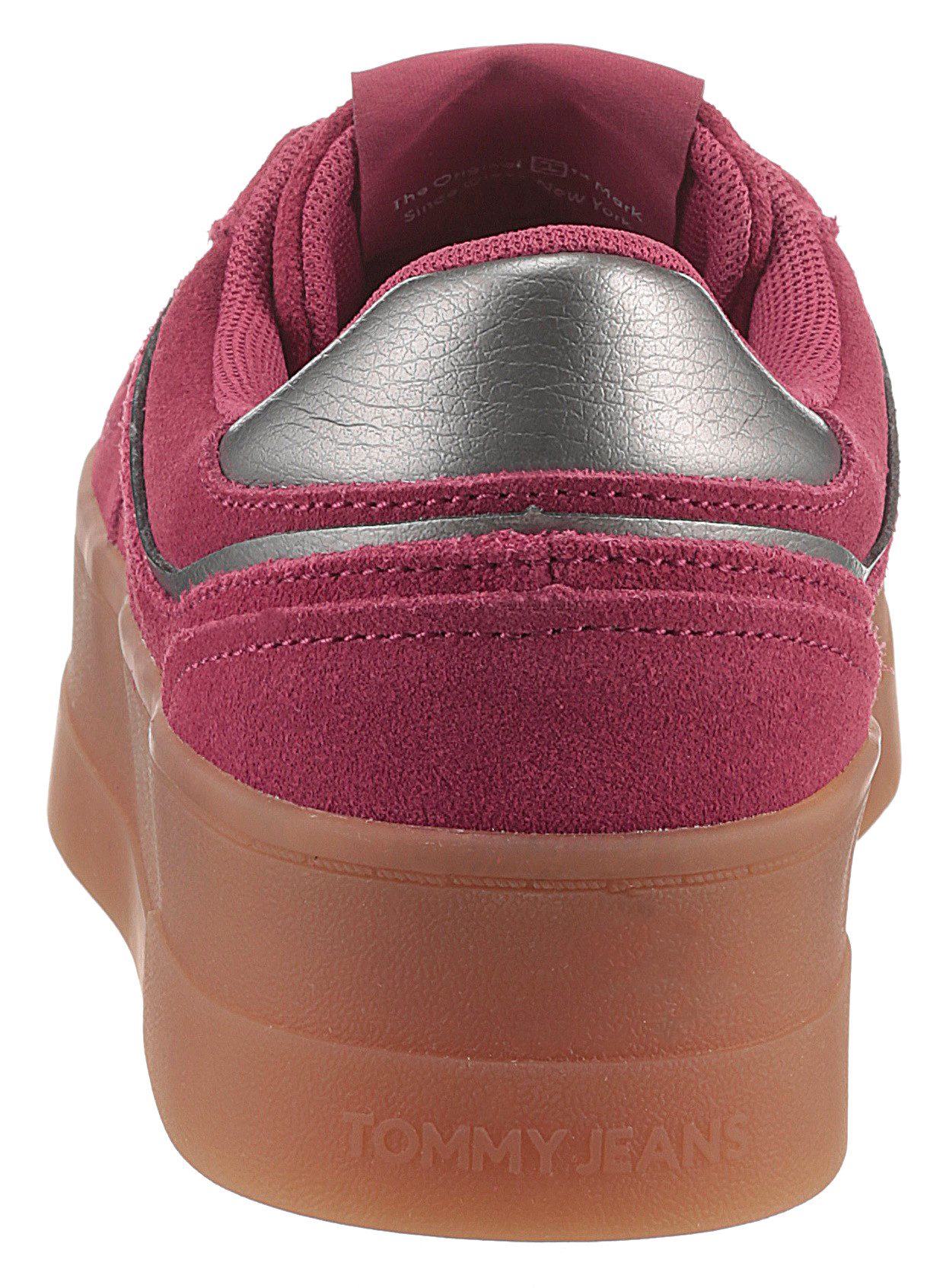 TOMMY JEANS Plateausneakers THE GREENWICH FLATFORM ELEVATED veterschoenen, vrijetijdsschoen, lage schoen met logo-applicatie