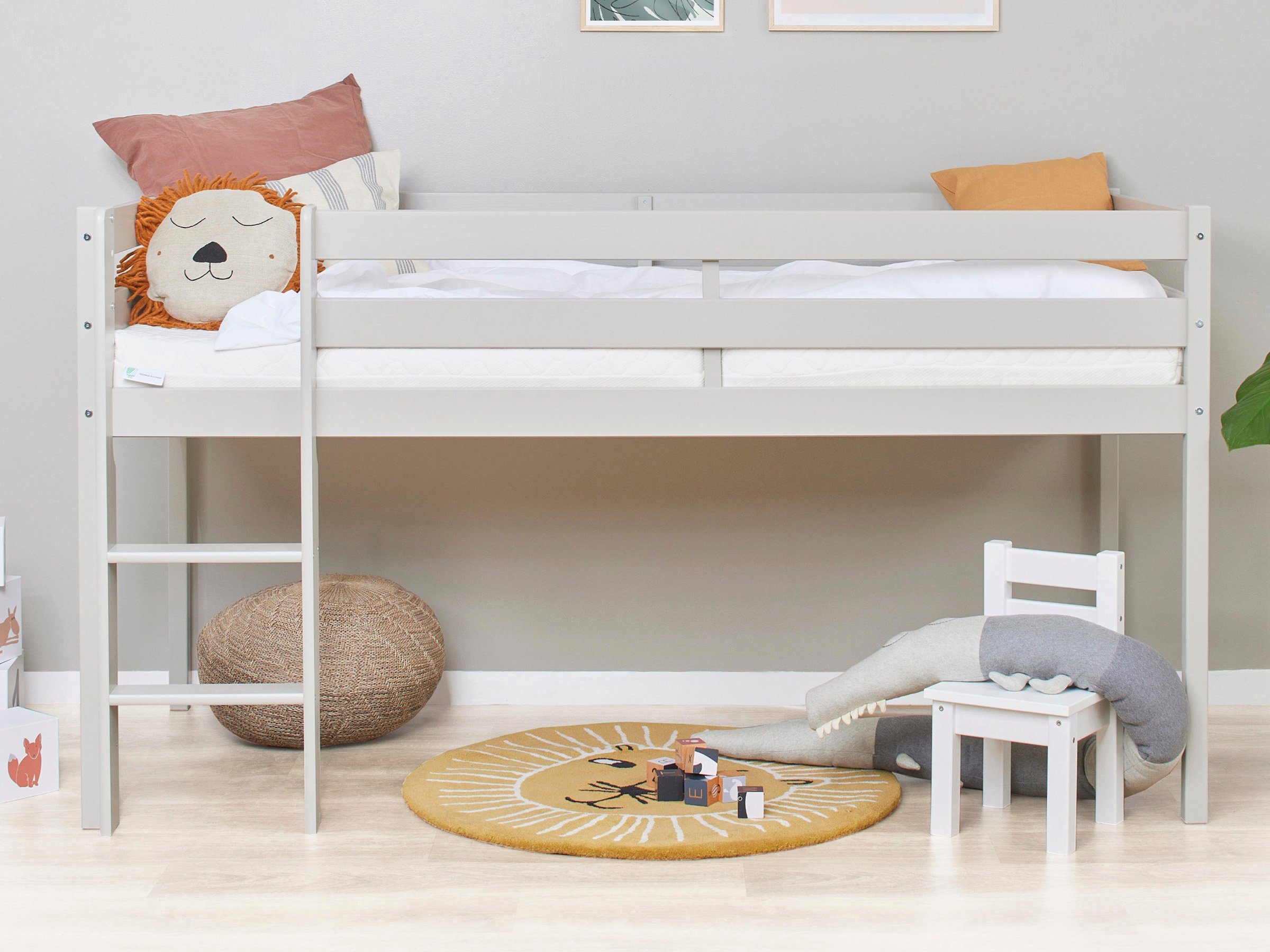 Hoppekids Speelbed ECO COMFORT, hoogslaper, deelbaar in 2 eenpersoonsbedden