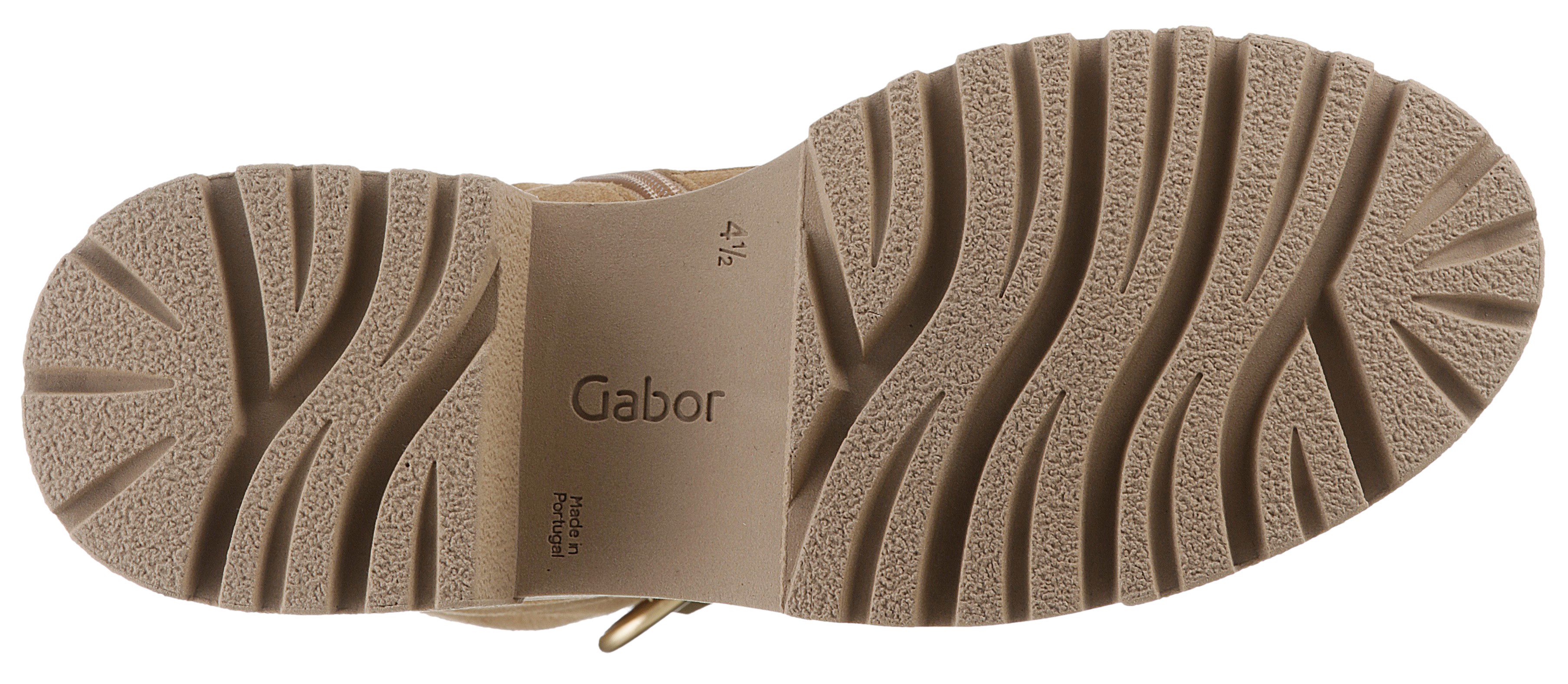 Gabor Veterlaarsjes blokhak, plateau, veterschoenen met best fitting-uitrusting