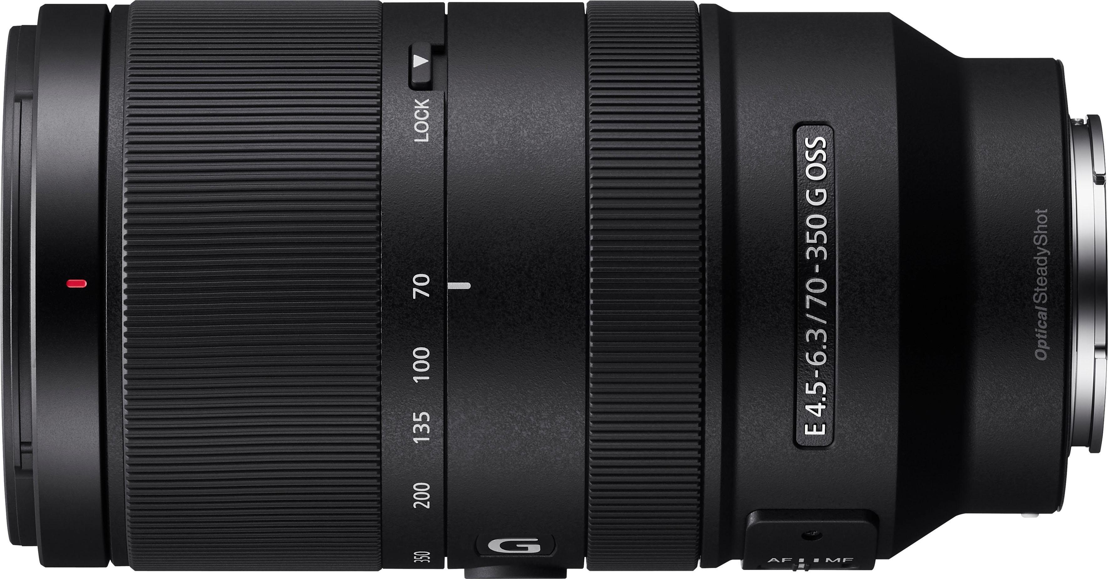 Sony Objectief SEL-70350G E-Mount super-telezoom E 70-350 mm F4.5-6.3 G, OSS, APS-C