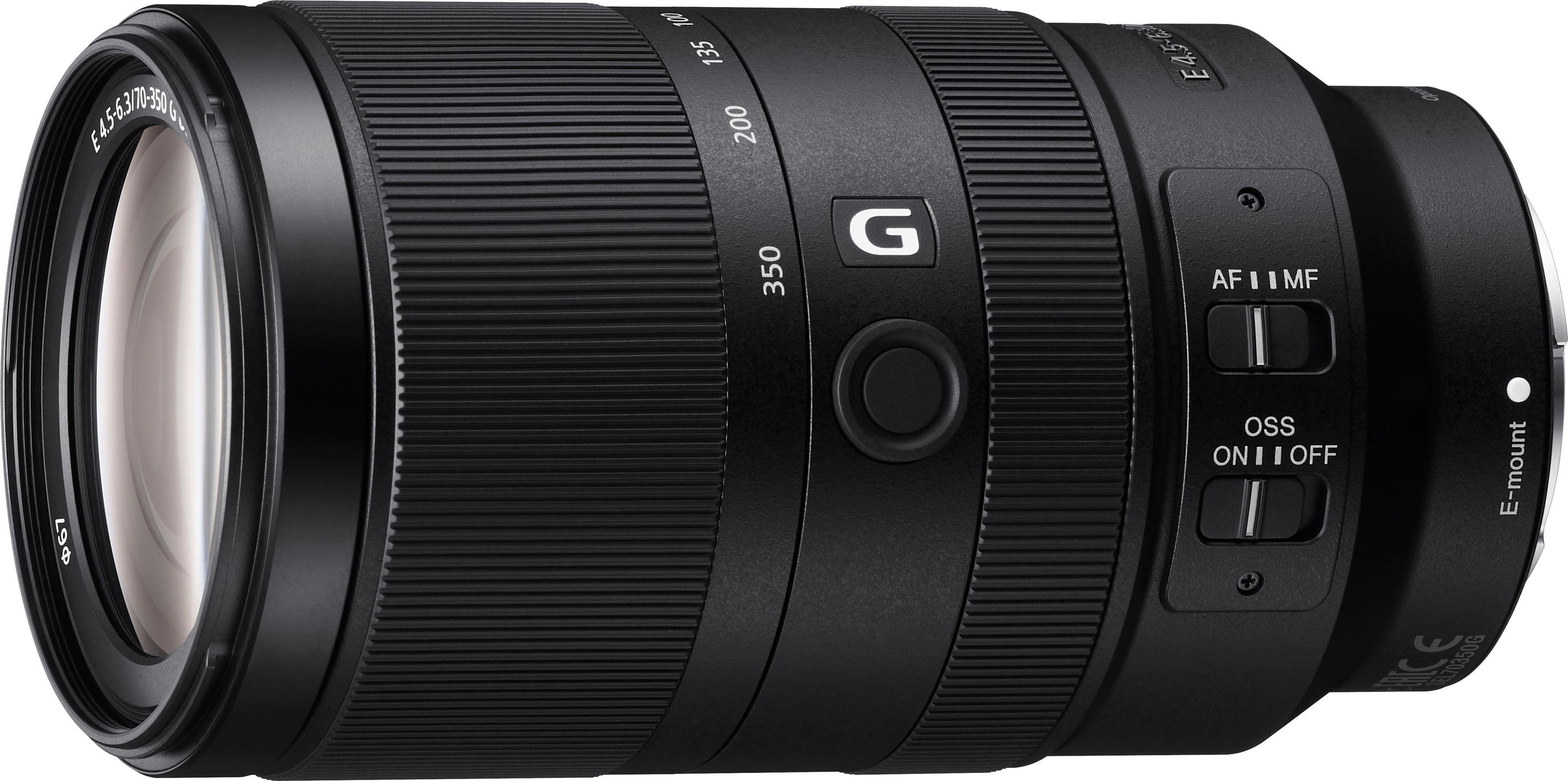 Sony Objectief SEL-70350G E-Mount super-telezoom E 70-350 mm F4.5-6.3 G, OSS, APS-C