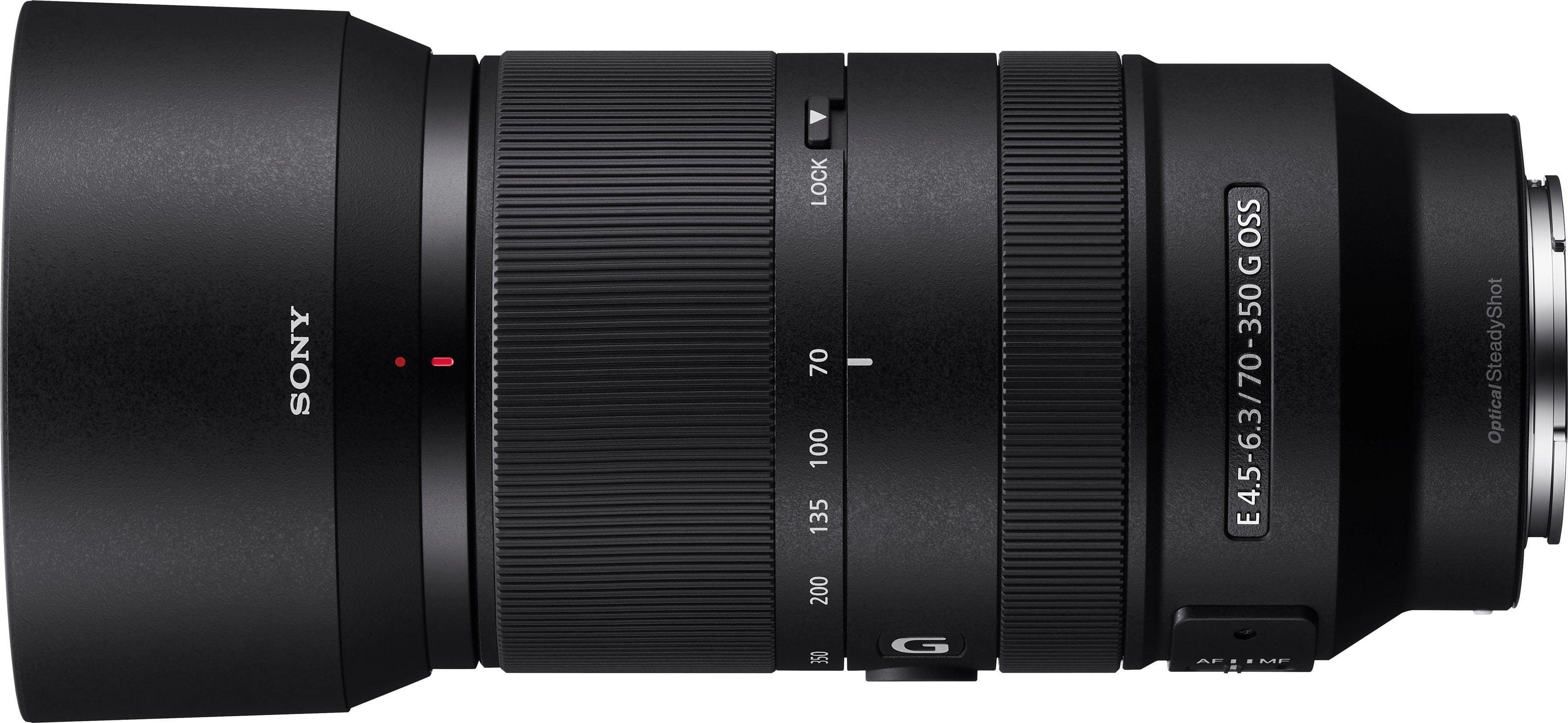 Sony Objectief SEL-70350G E-Mount super-telezoom E 70-350 mm F4.5-6.3 G, OSS, APS-C