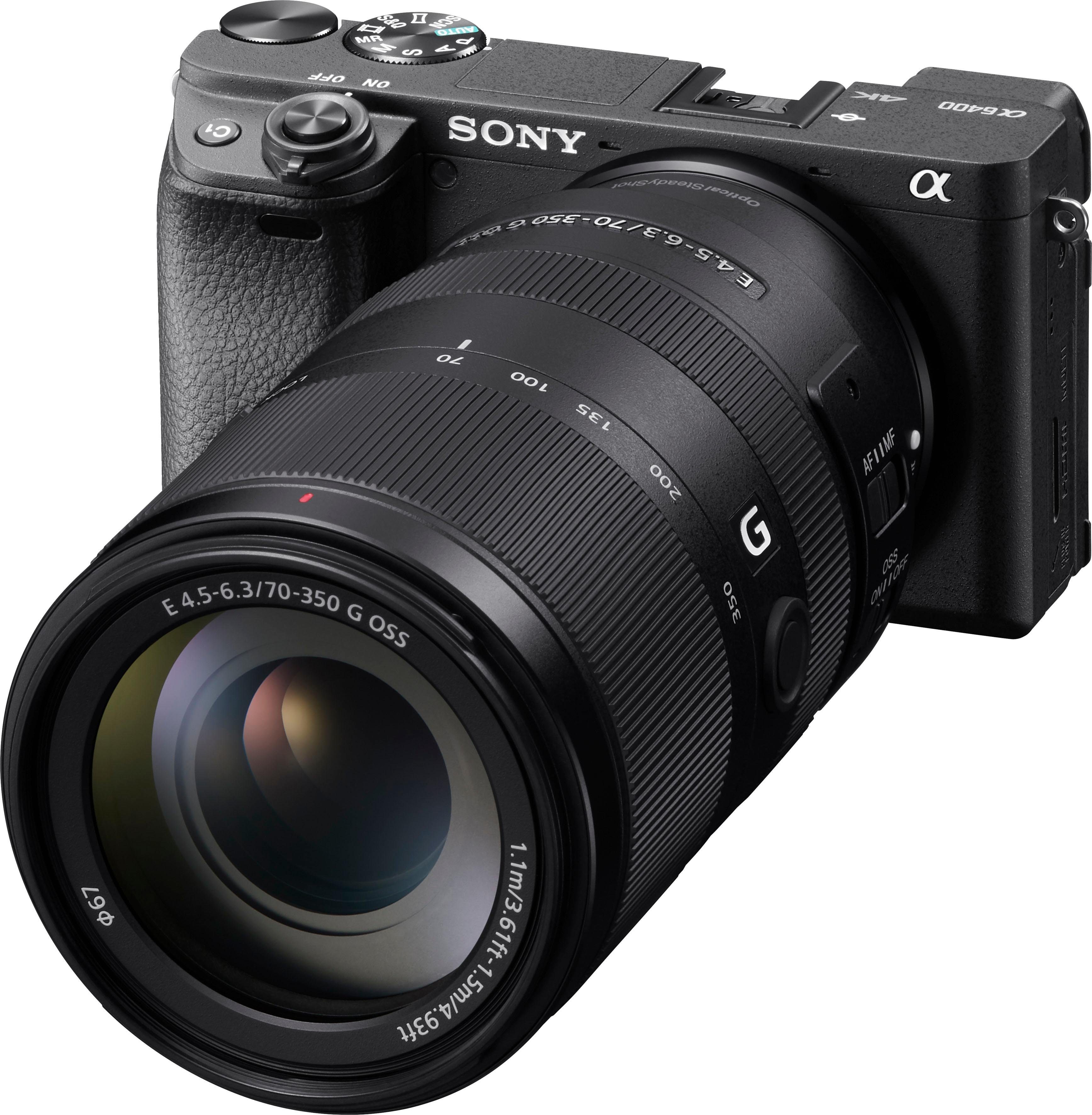 Sony Objectief SEL-70350G E-Mount super-telezoom E 70-350 mm F4.5-6.3 G, OSS, APS-C