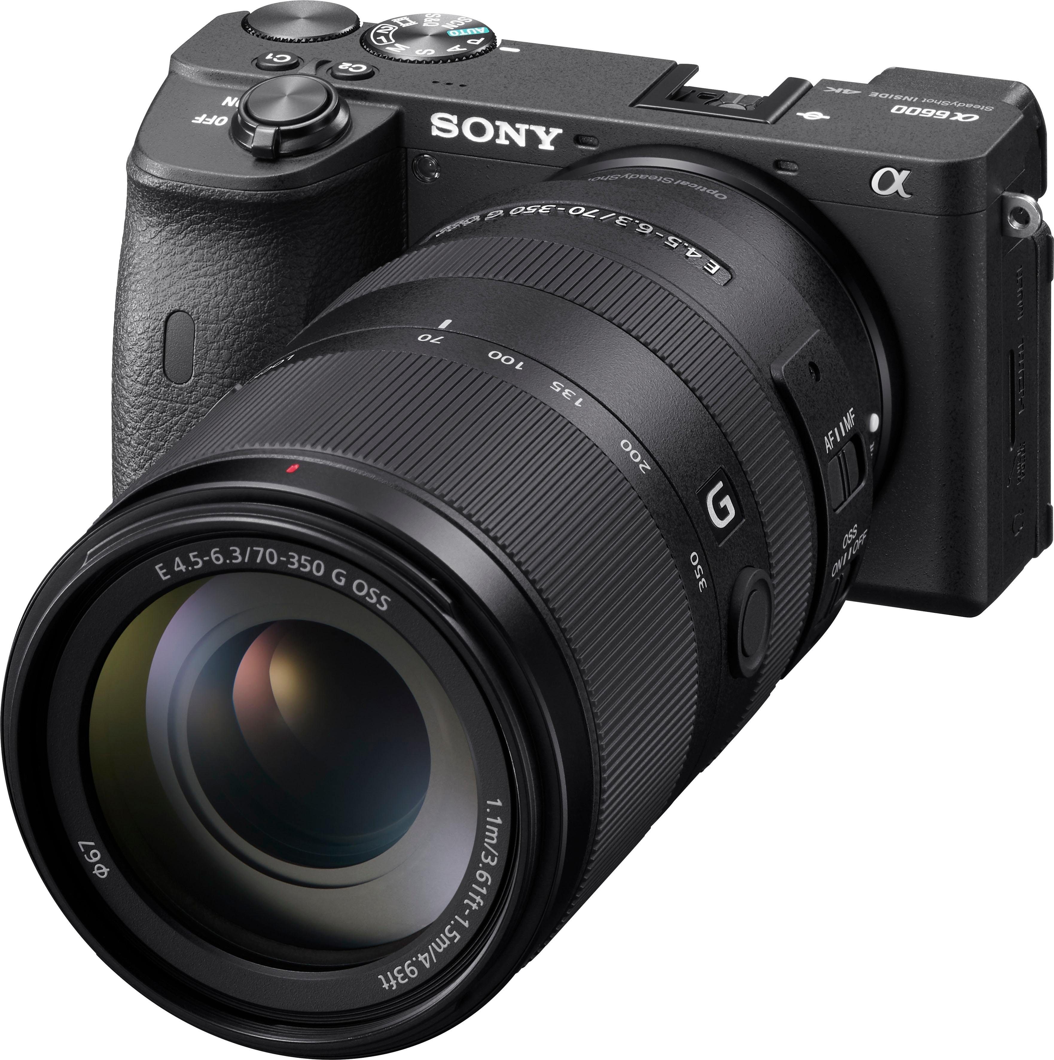 Sony Objectief SEL-70350G E-Mount super-telezoom E 70-350 mm F4.5-6.3 G, OSS, APS-C