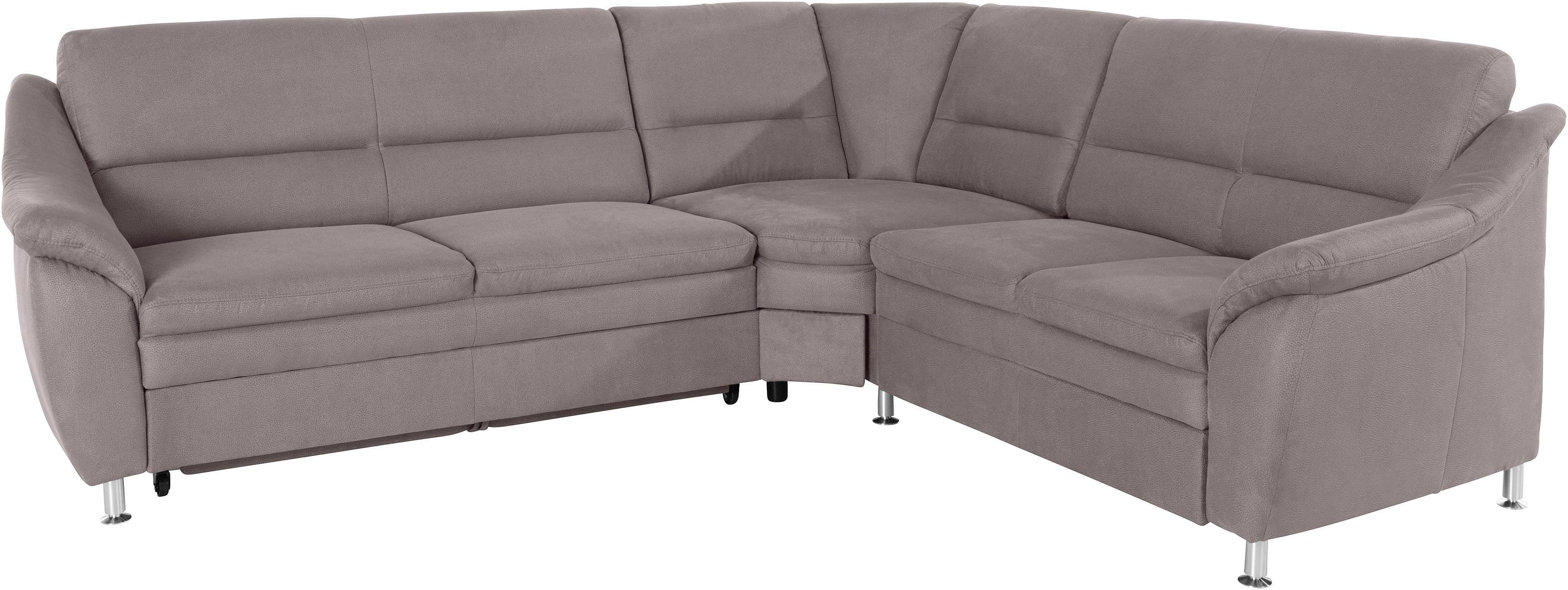 Places of Style Hoekbank Cardoso L-vorm met trapezehoek voor meer zitcomfort, naar keuze ook met slaapfunctie