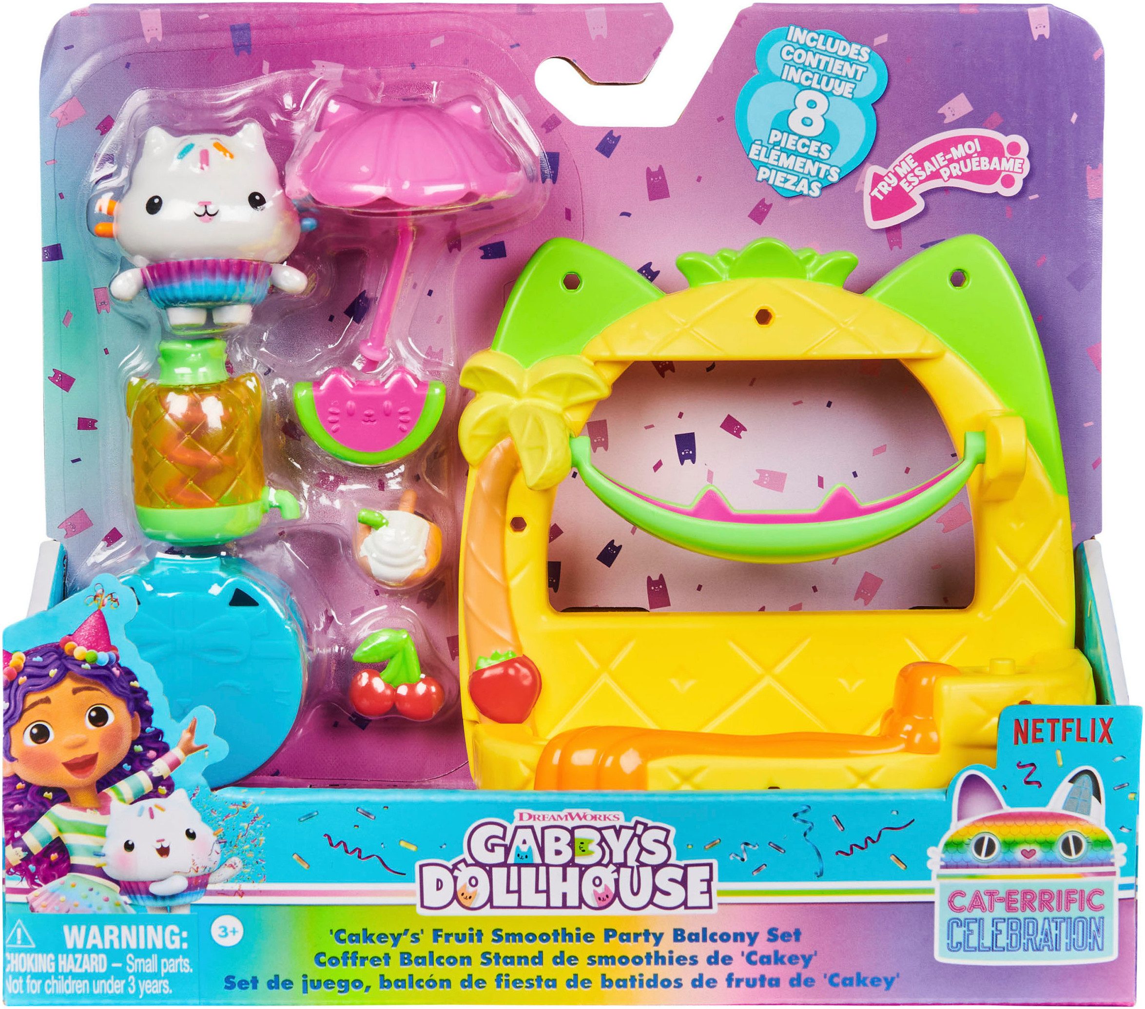 Spin Master Speelwereld Gabby's Dollhouse – Balcony Decoration Pack - Cakey