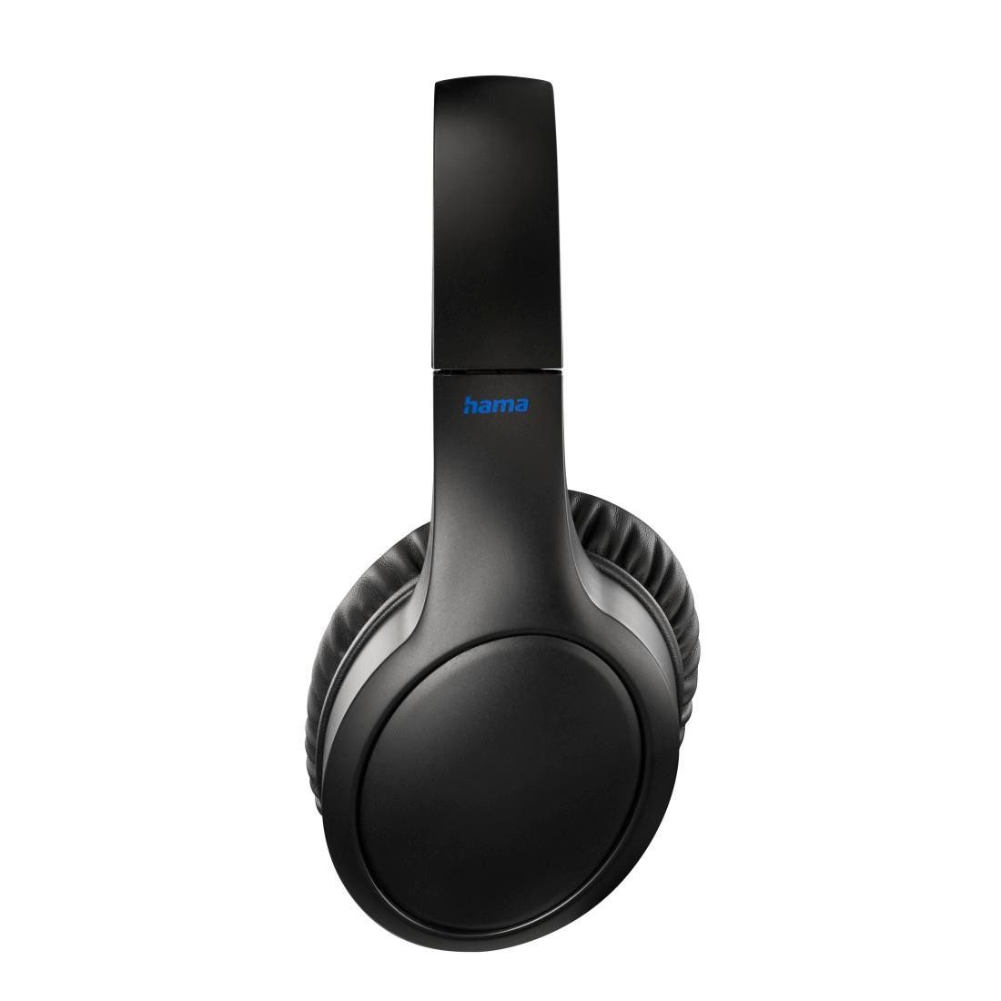 Hama Bluetooth-hoofdtelefoon Bluetooth®-koptelefoon draadloos, zwart, over-ear, ingebouwd microfoon