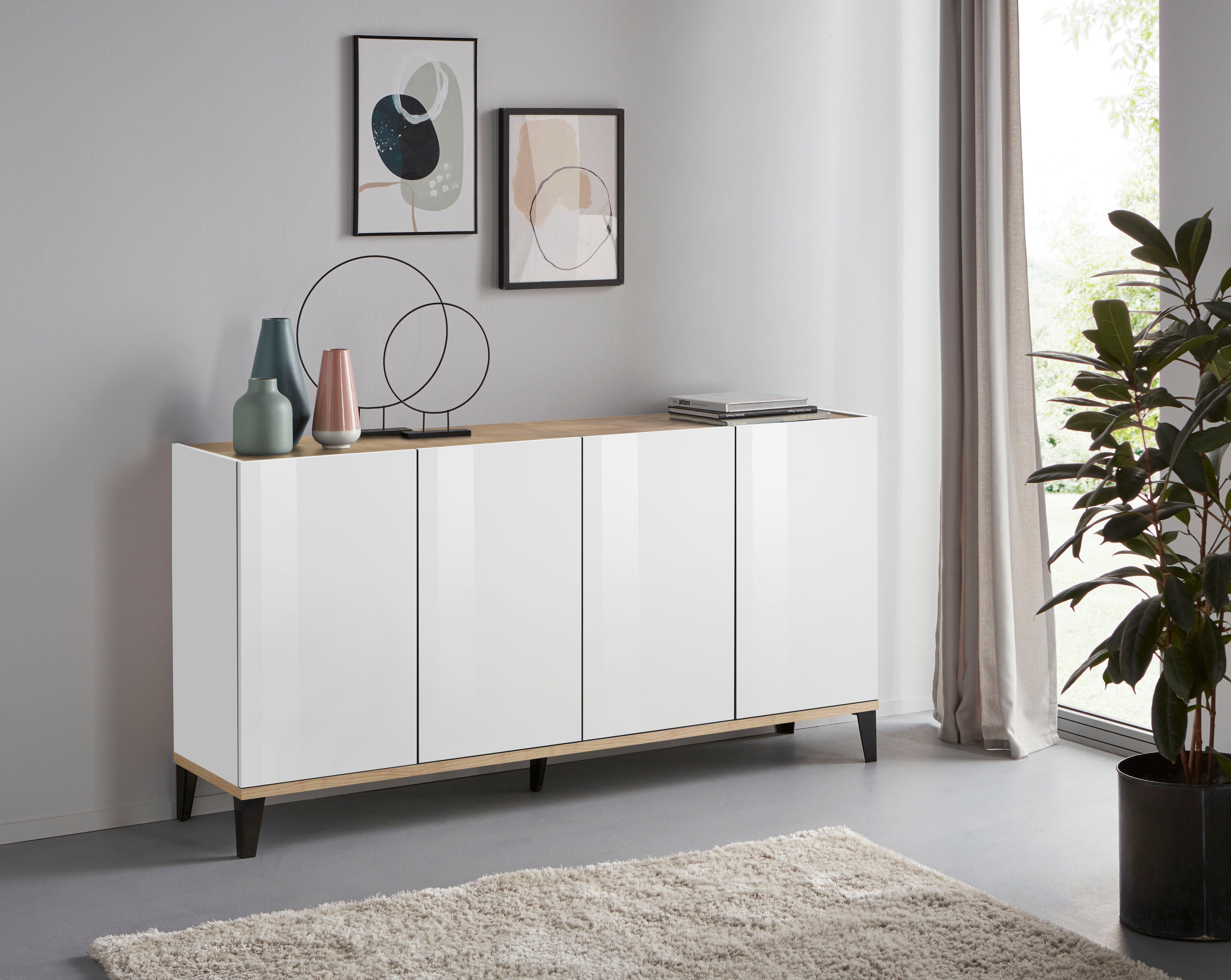 INOSIGN Dressoir SUNRISE Breedte 160 cm dressoirs wit