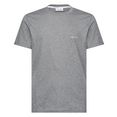 calvin klein t-shirt cotton chest logo klein calvin klein-opschrift grijs