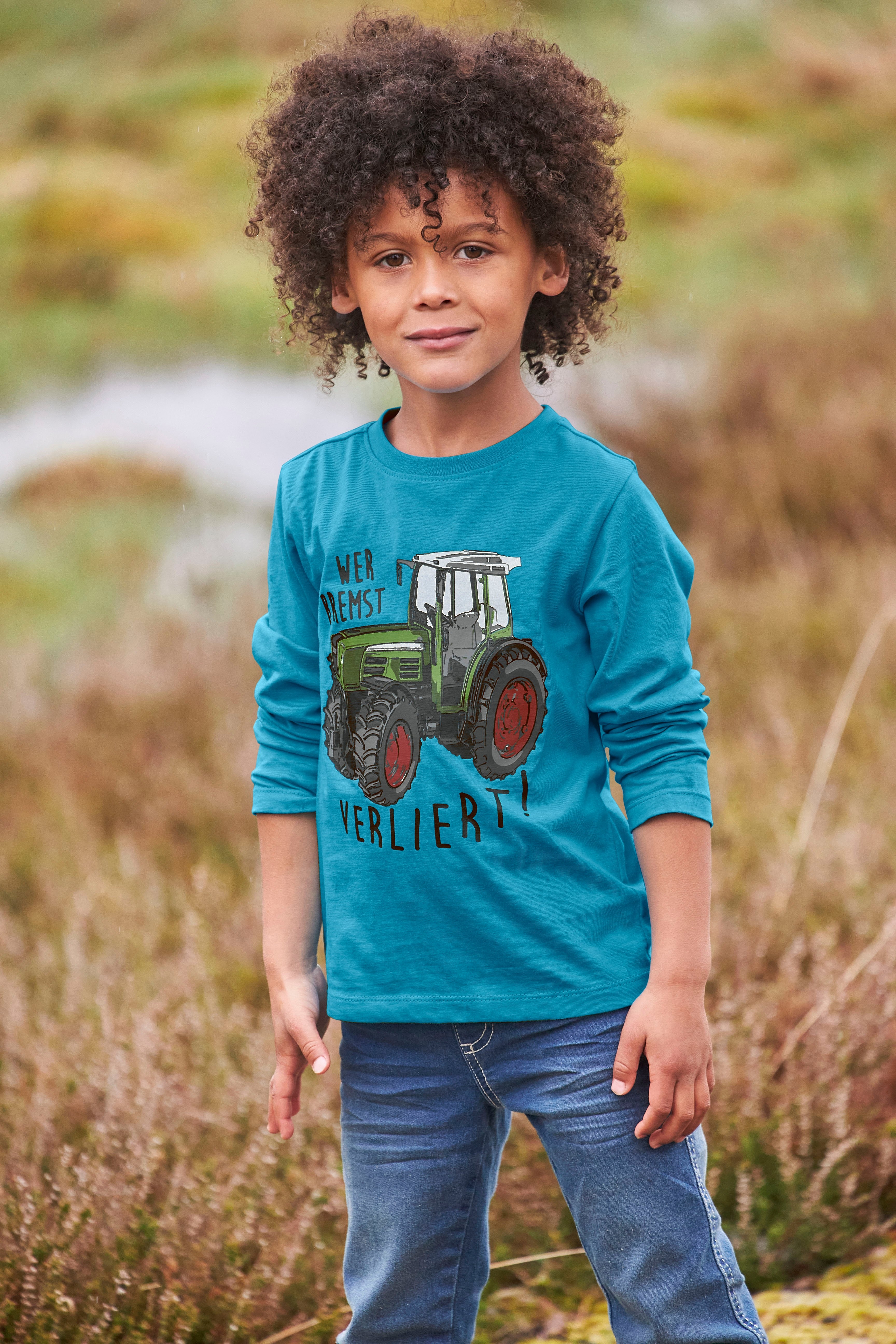 KIDSWORLD Shirt met lange mouwen Tractoren (2-delig, Set van 2) snel online  gekocht | OTTO