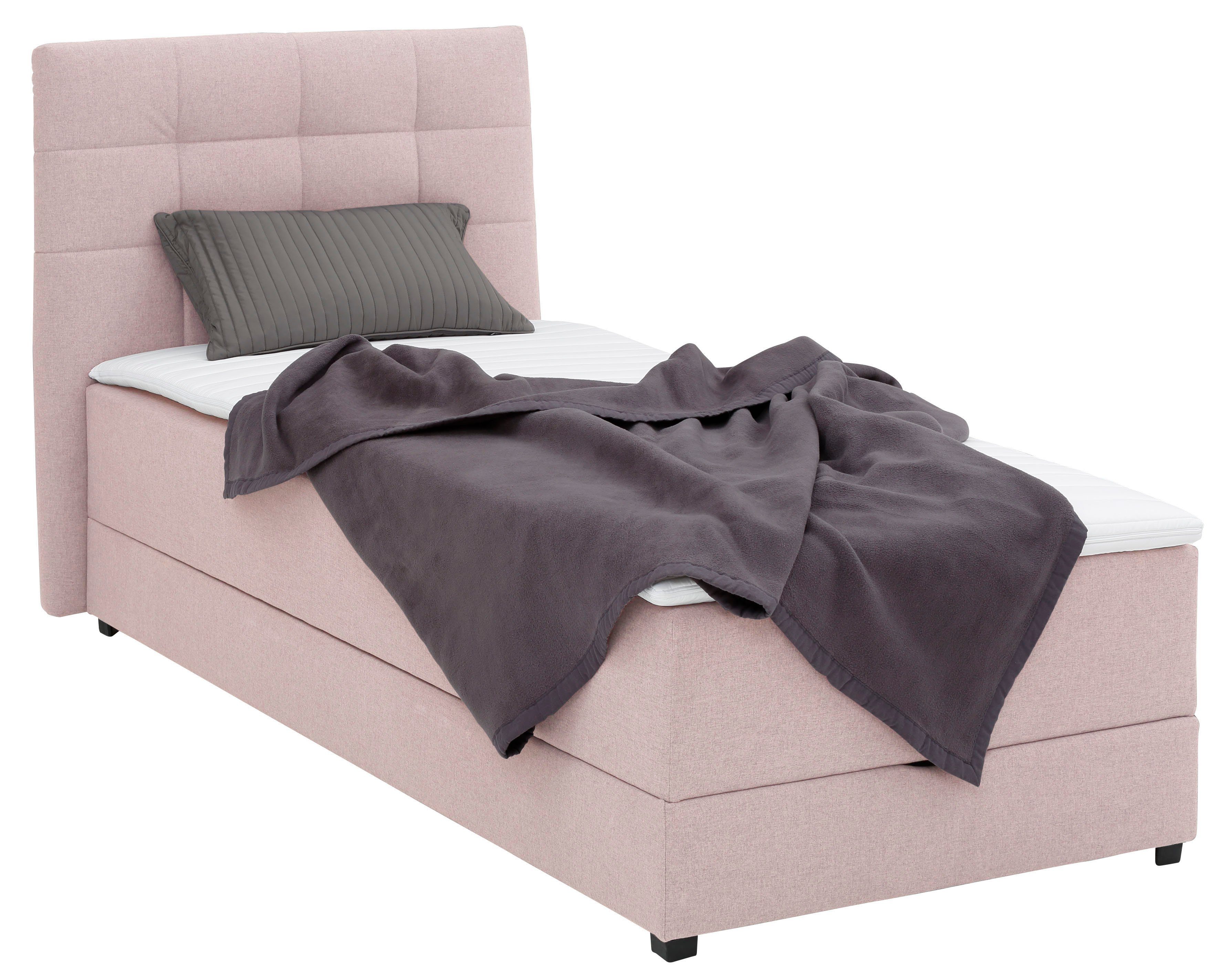 Lüttenhütt Boxspring Mieke incl. bedkist en topmatras, bekleding geïmpregneerd, 2 breedtes