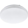 eglo plafondlamp frania wit - oe28 x h7 cm - inclusief 1x led-plank (elk 10w, 1100lm, 3000k) - warm wit licht - plafondlamp - slaapkamerlamp - bureaulamp - lamp - slaapkamer - keuken - hal - vloerlamp - keukenlamp wit