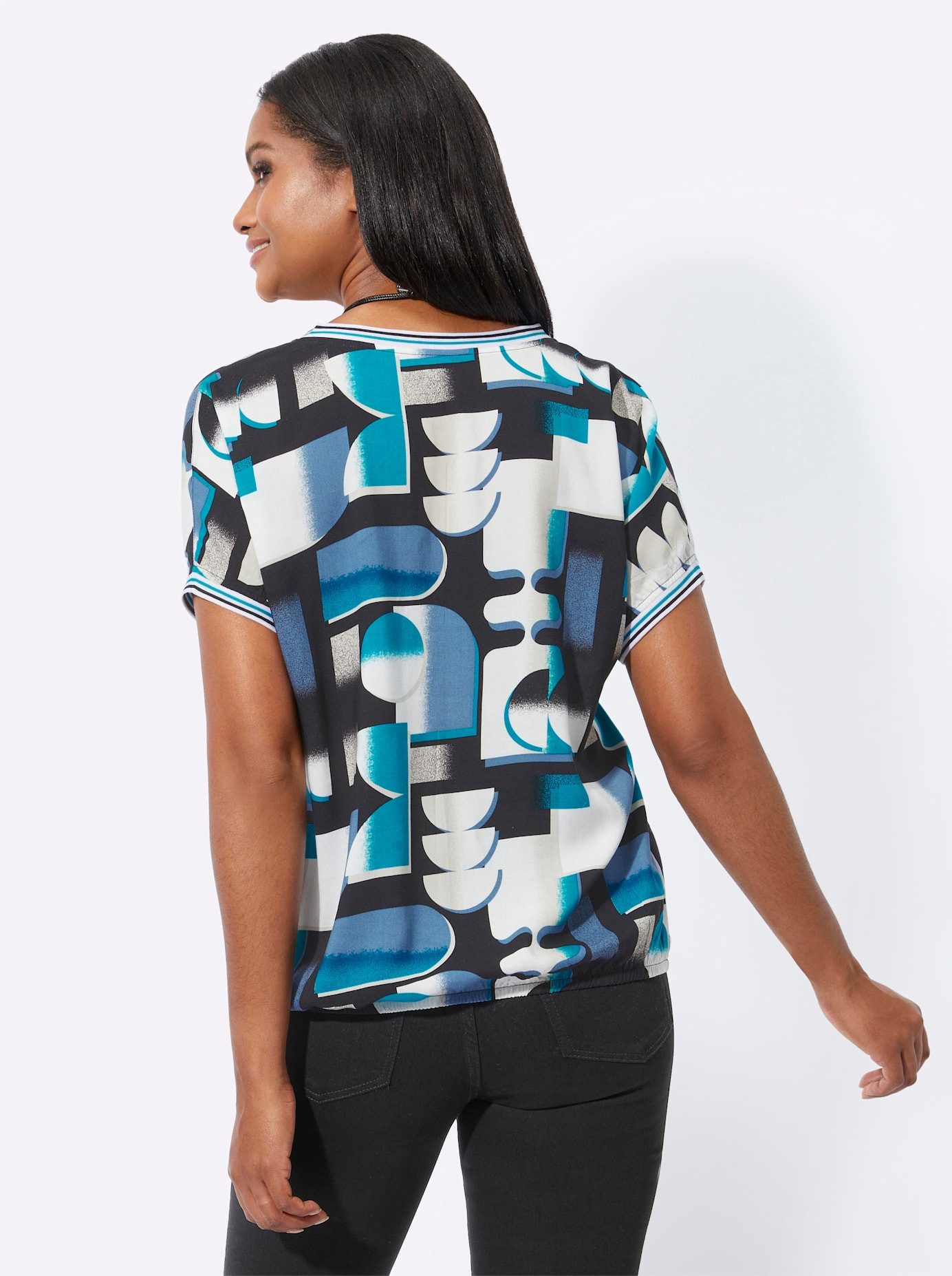 Classic Inspirationen Gedessineerde blouse