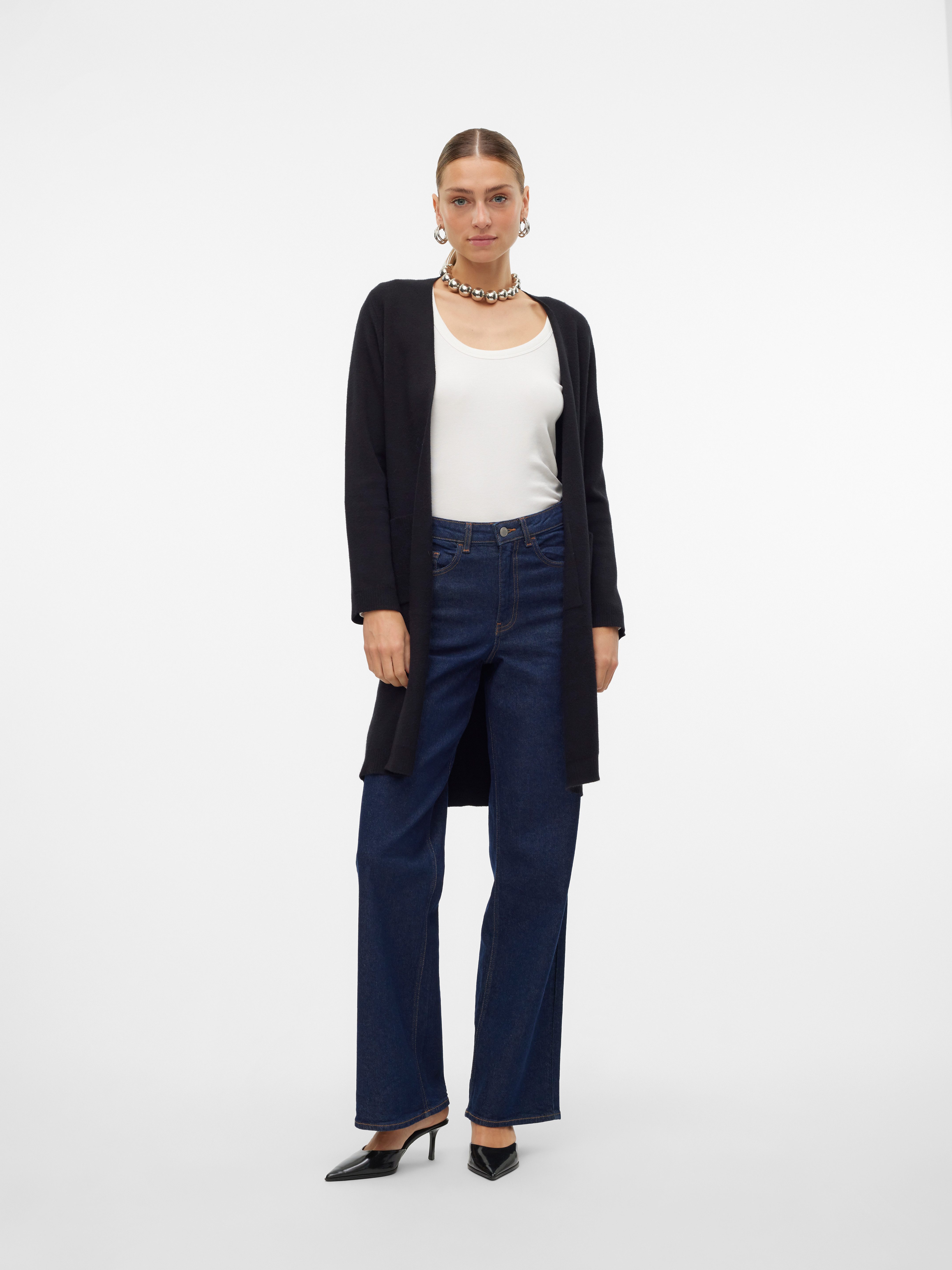Vero Moda Lang vest VMSABA LS POCKET COATIGAN GA NOOS